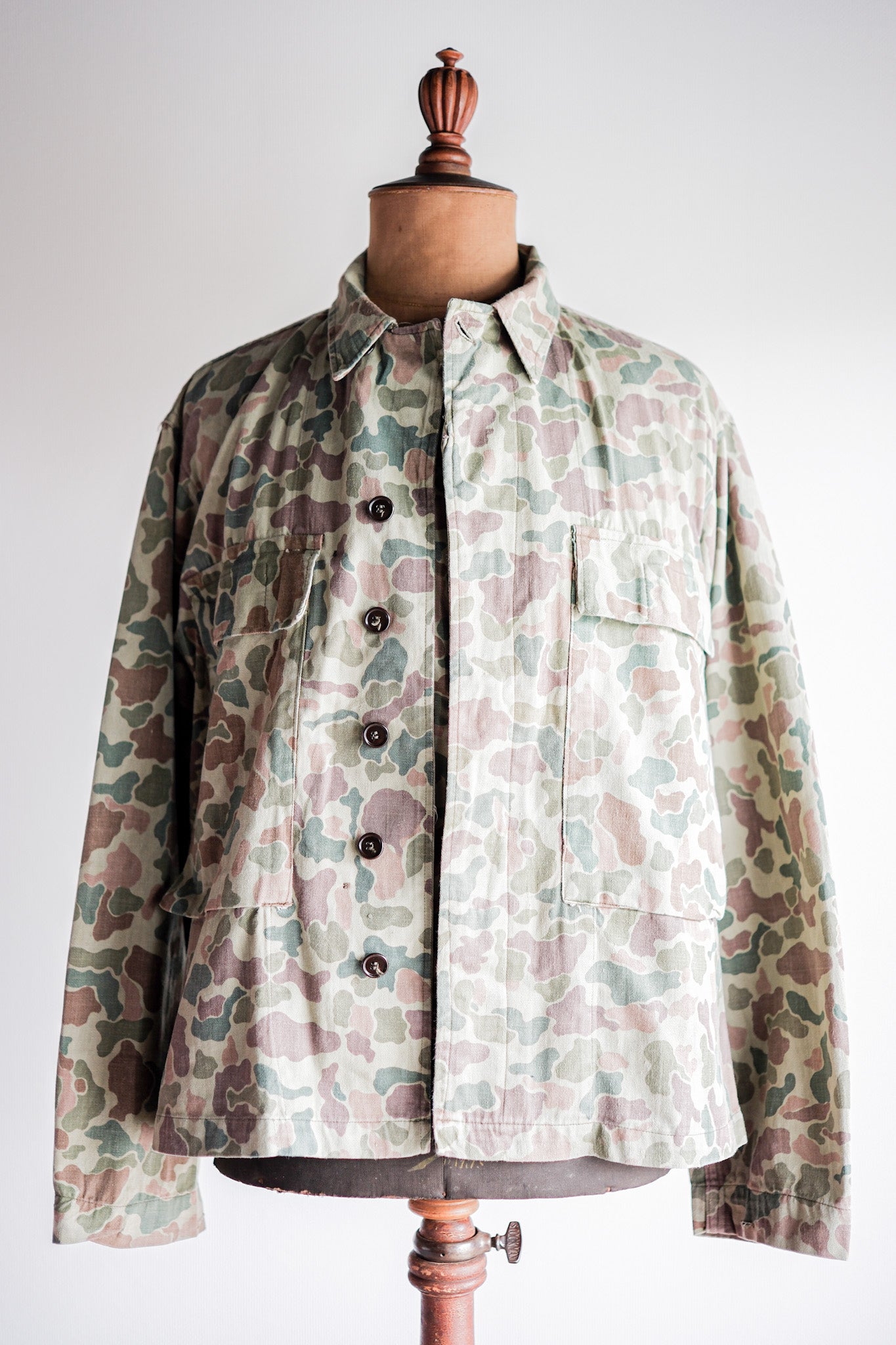 ［~50's］Dutch Army Frogskin Camouflage Field Jacket Size.46