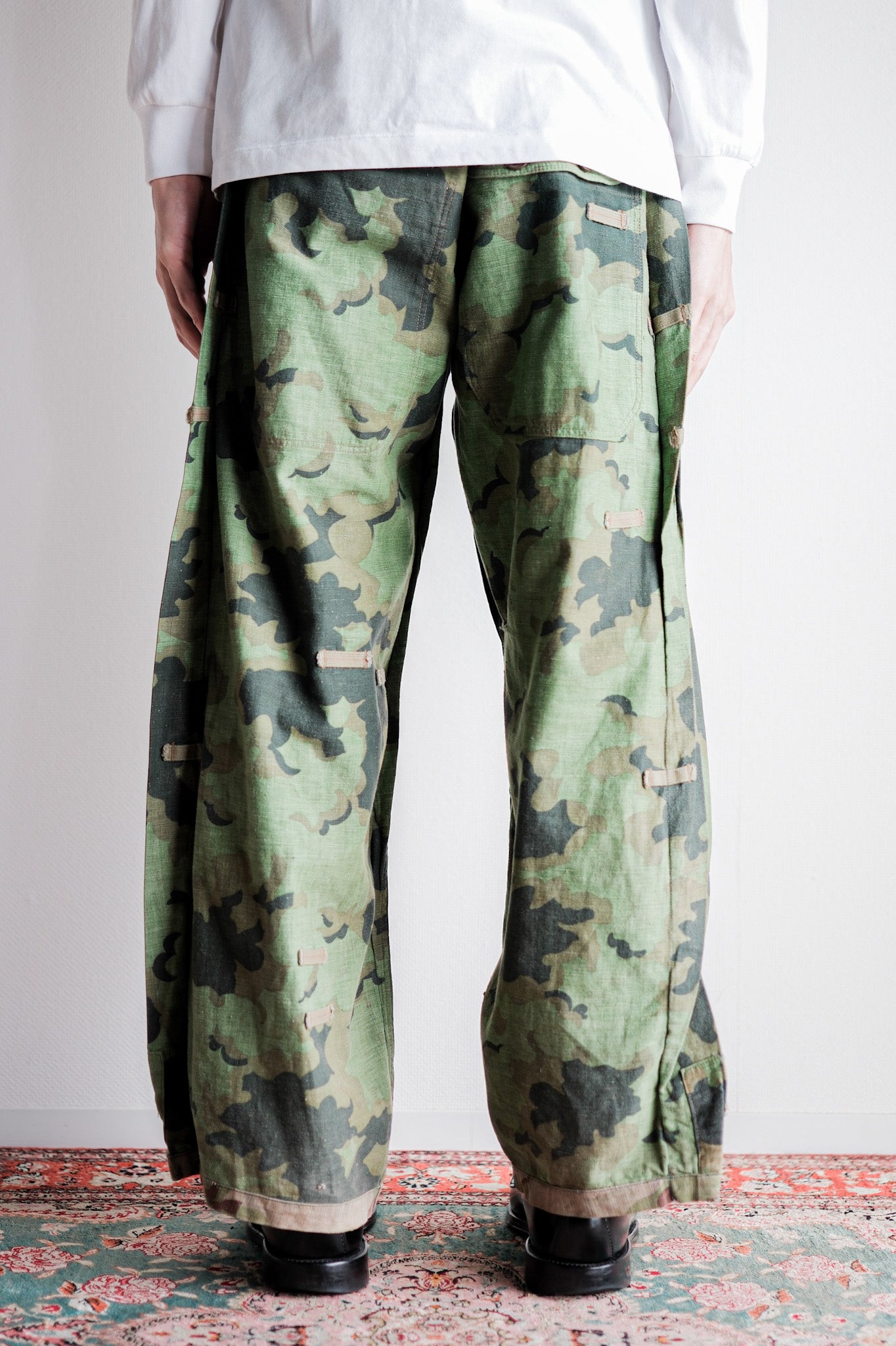 【~50's】Czechoslovakian Army Clouds Camouflage Reversible Trousers "Modified"