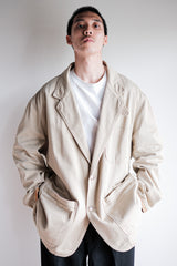 [~90's]Willis&Geiger Cotton Safari Jacket With Chin Strap ไซส์L