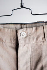 [~ 60's] กองทัพฝรั่งเศส M52 ขนาดกางเกง Chino ขนาด 22 "Dead Stock"