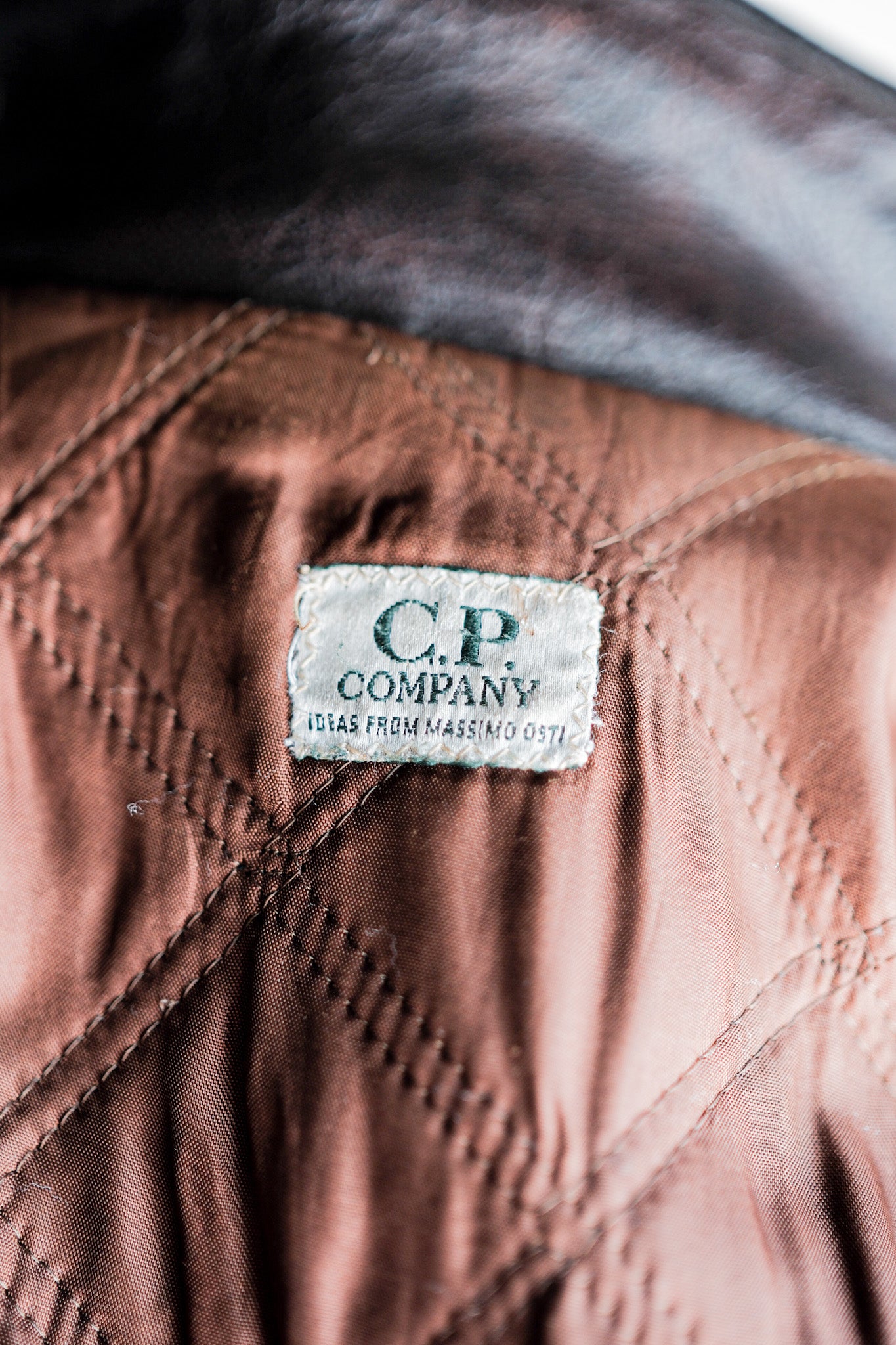 ［~80’s］Old C.P.Company Leather Jacket Size.48