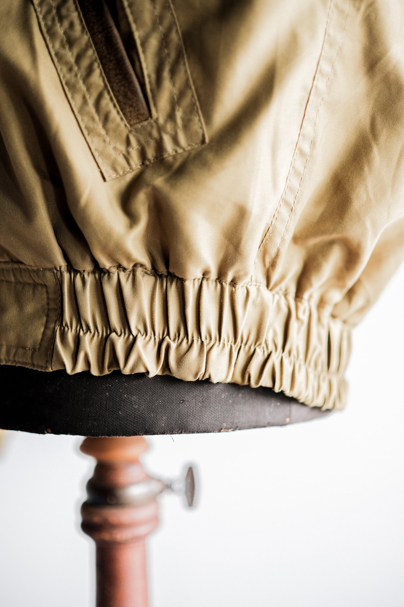 ［~80's］Old Yves Saint Laurent Nylon Quilting Blouson With Chin Strap "Pour Homme"