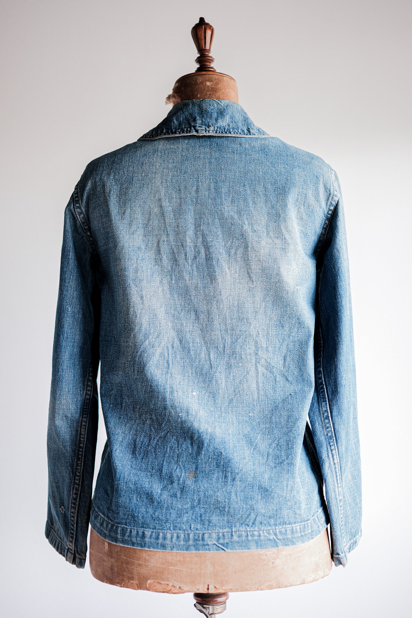 ［~40’s］WWⅡ U.S.NAVY Shawl Collar Denim Coverall