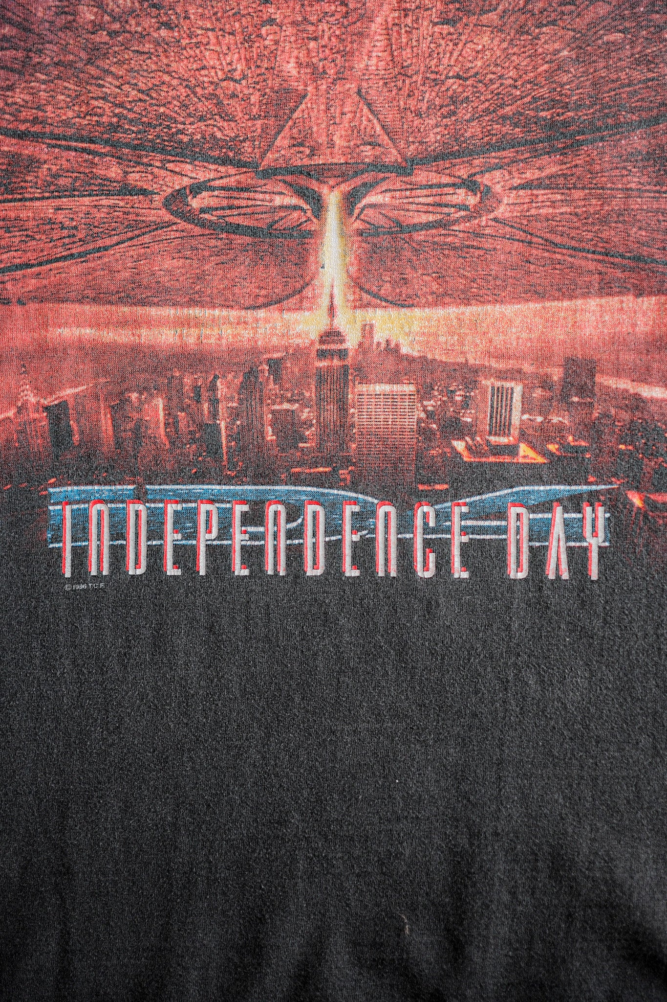 【~90's】Vintage Movie Print T-shirt Size.L "Independence Day"