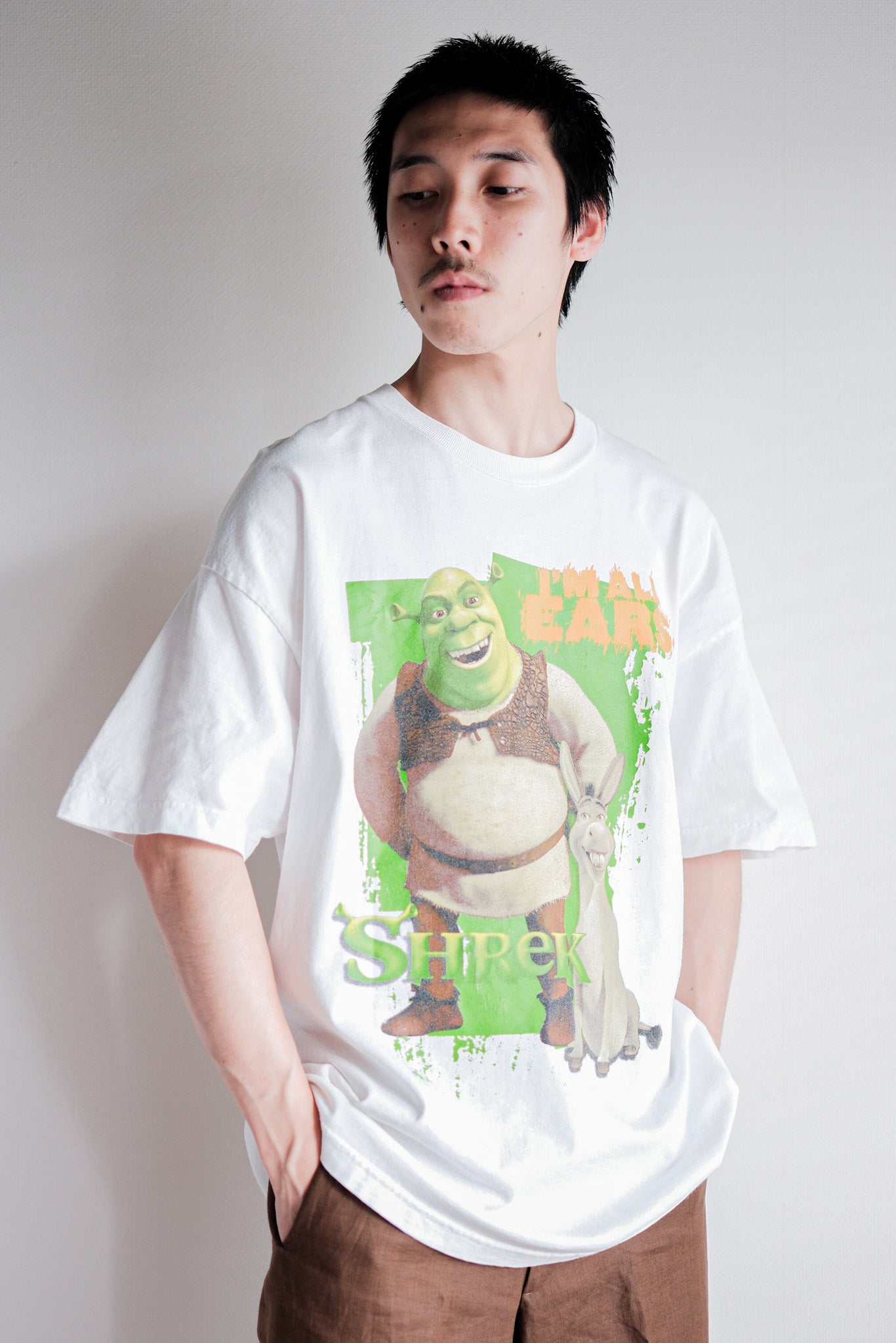 【~00's】Vintage Movie Print T-shirt Size.XL "Shrek 2"
