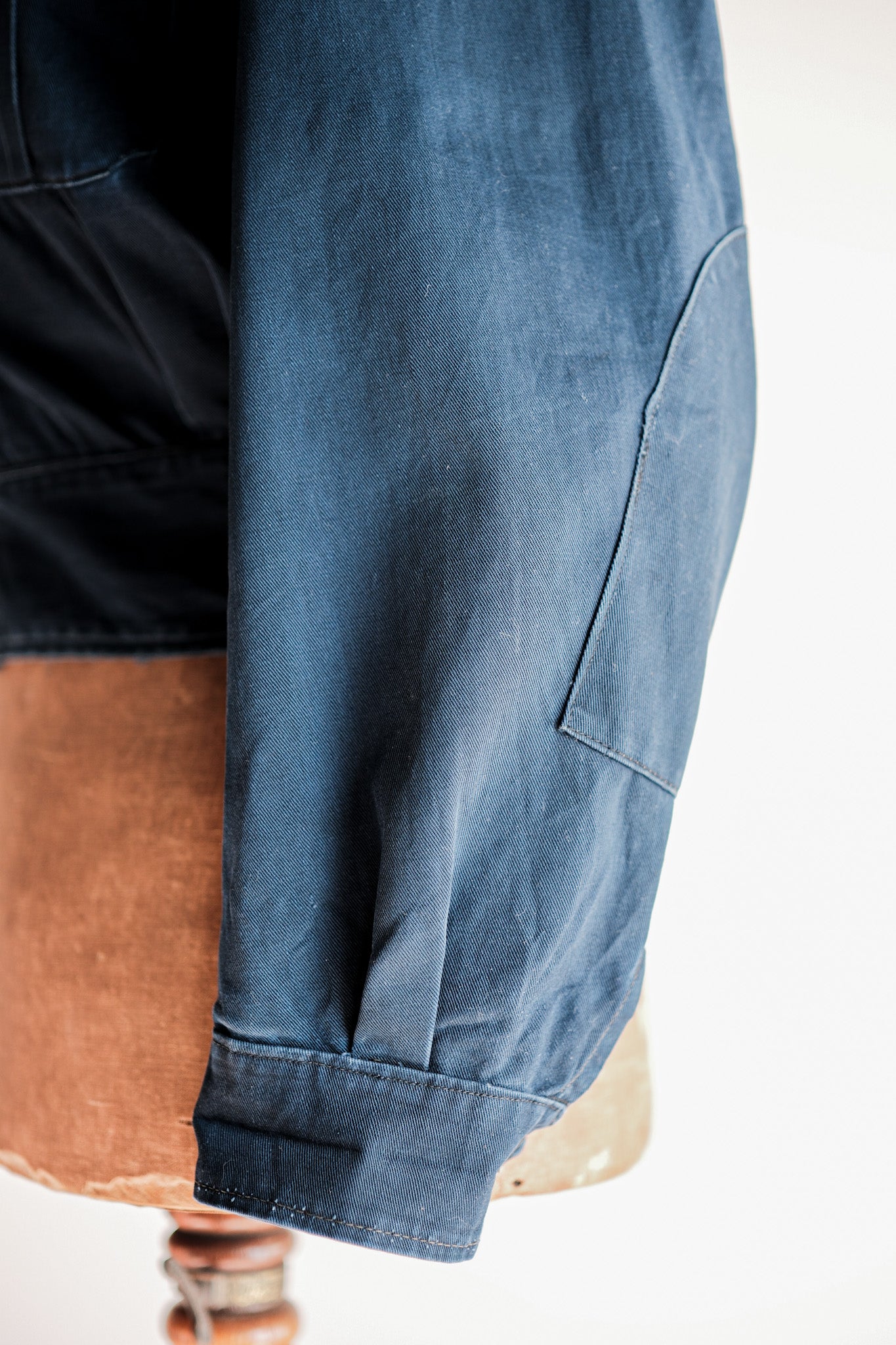[〜60年代]加拿大皇家海軍靛藍棉花斜紋夾克夾克大小。