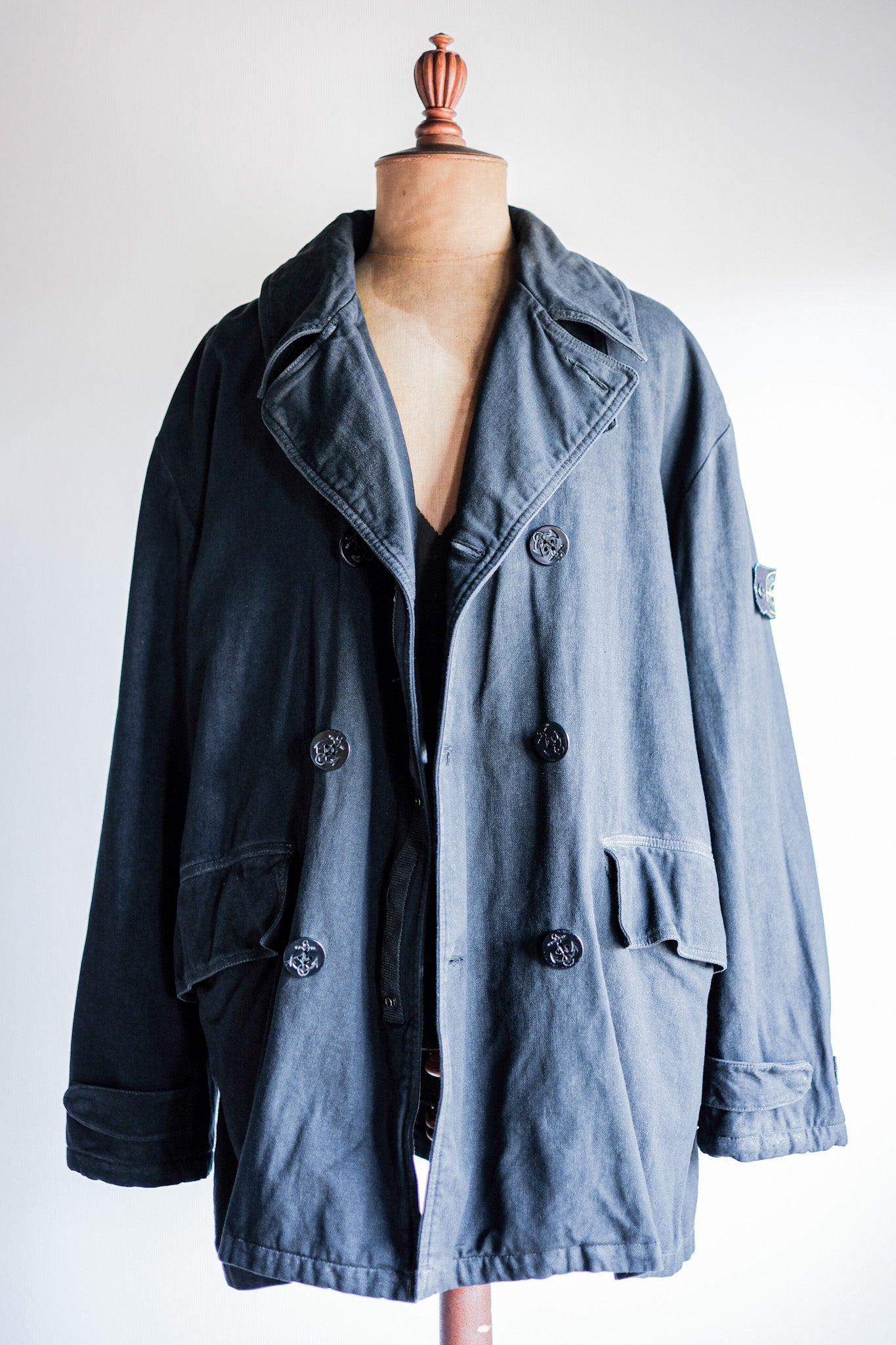 【~90’s】Old STONE ISLAND Double Breasted Jacket Size.XXL “Marina Archive”