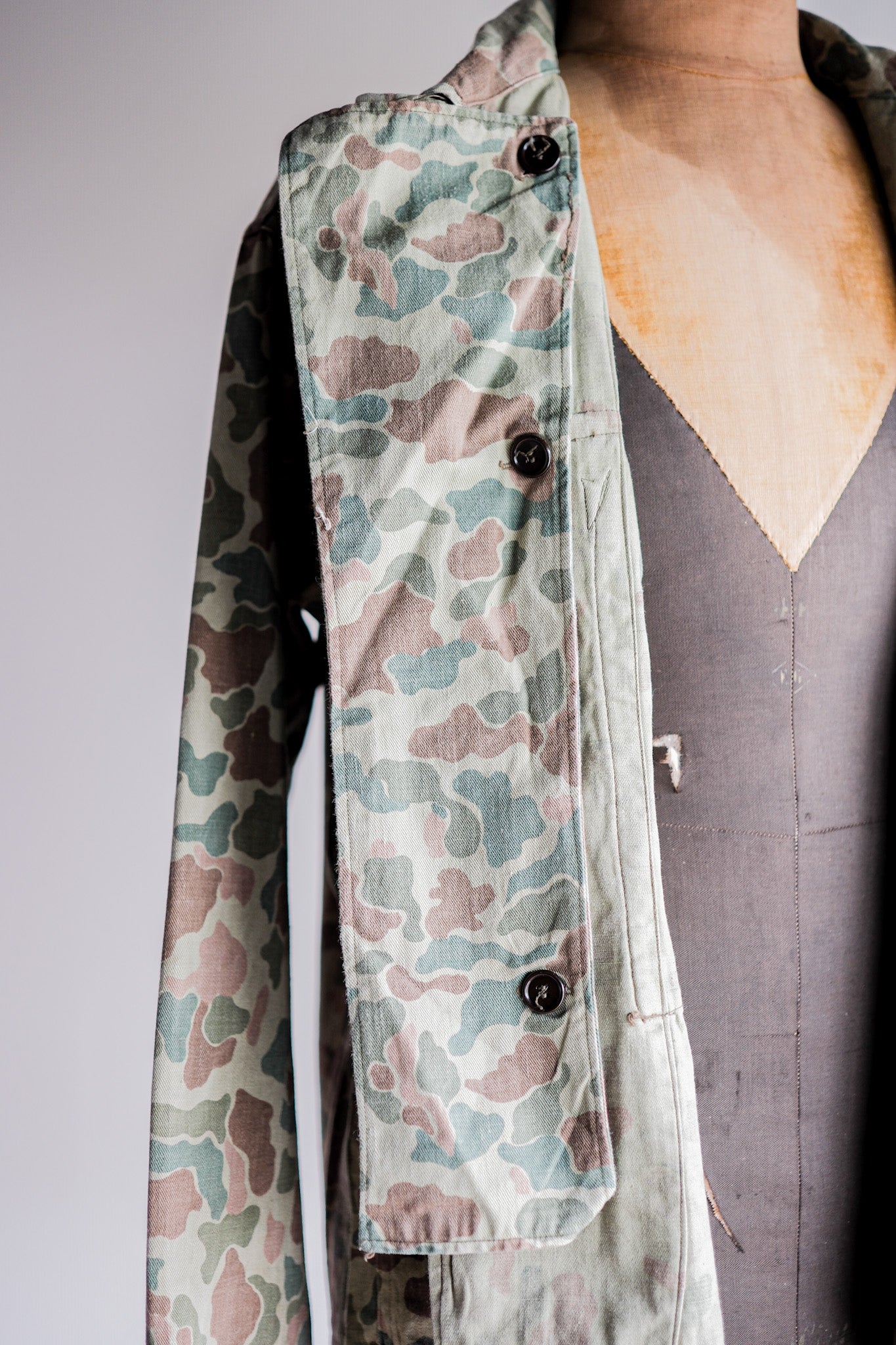 ［~50's］Dutch Army Frogskin Camouflage Field Jacket Size.46