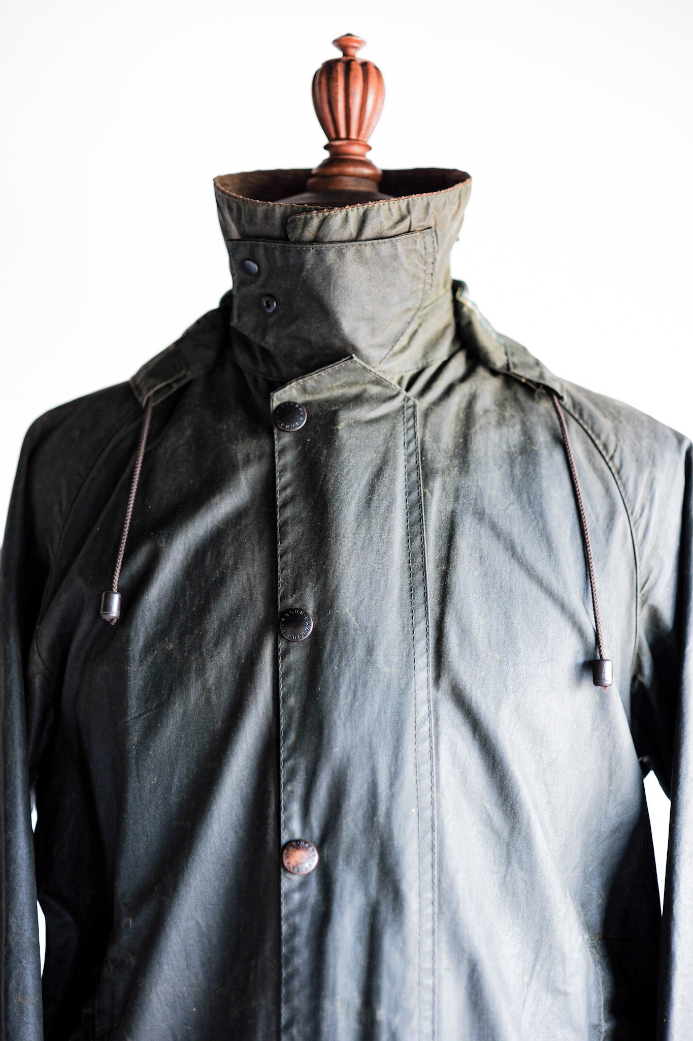 ［~80's］Vintage Barbour "BEAUFORT" With Hood 2 Crest Size.38