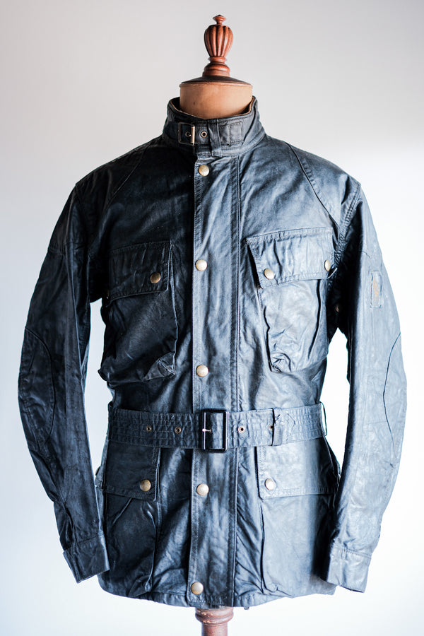 【~60's】Vintage Belstaff Waxed Jacket Size.38 "TRIALMASTER"