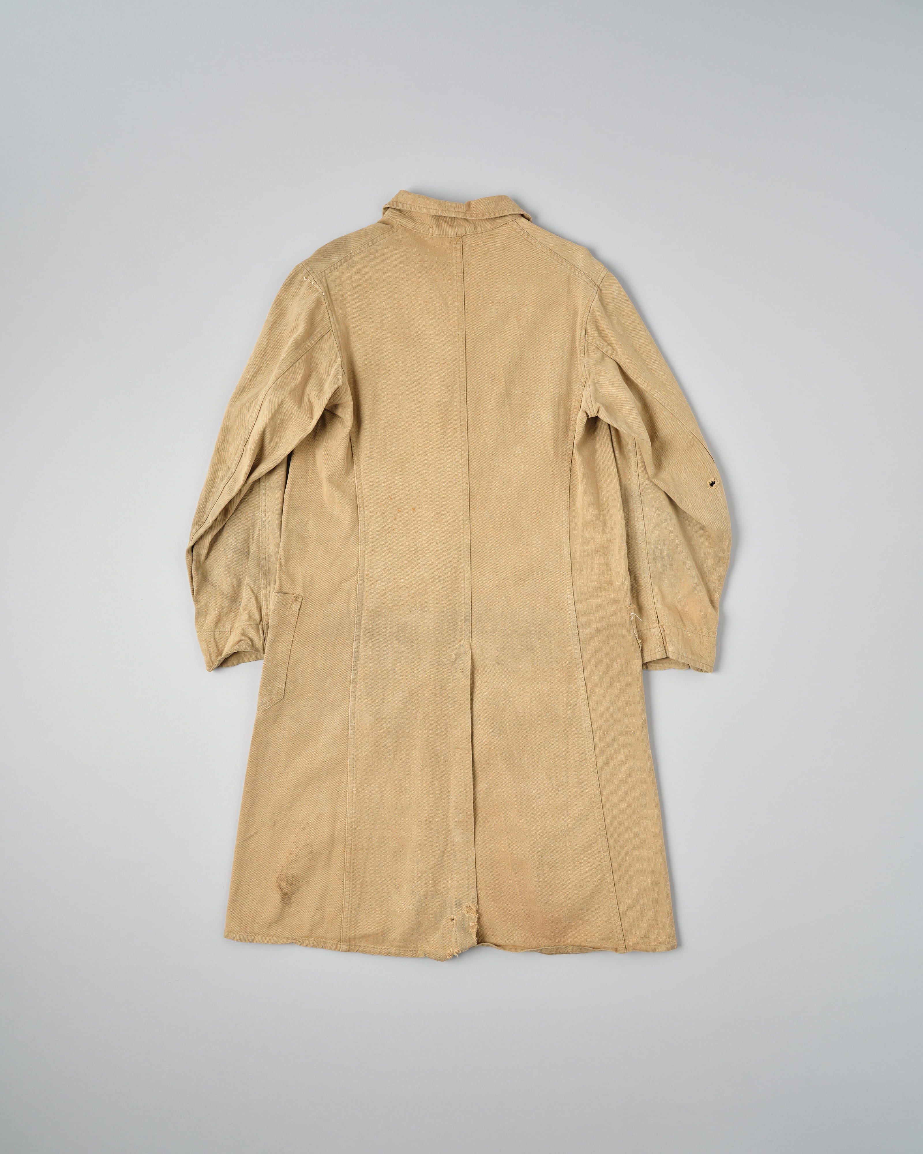 【~50's】British Vintage Khaki Cotton Drill Work Coat "CC41"