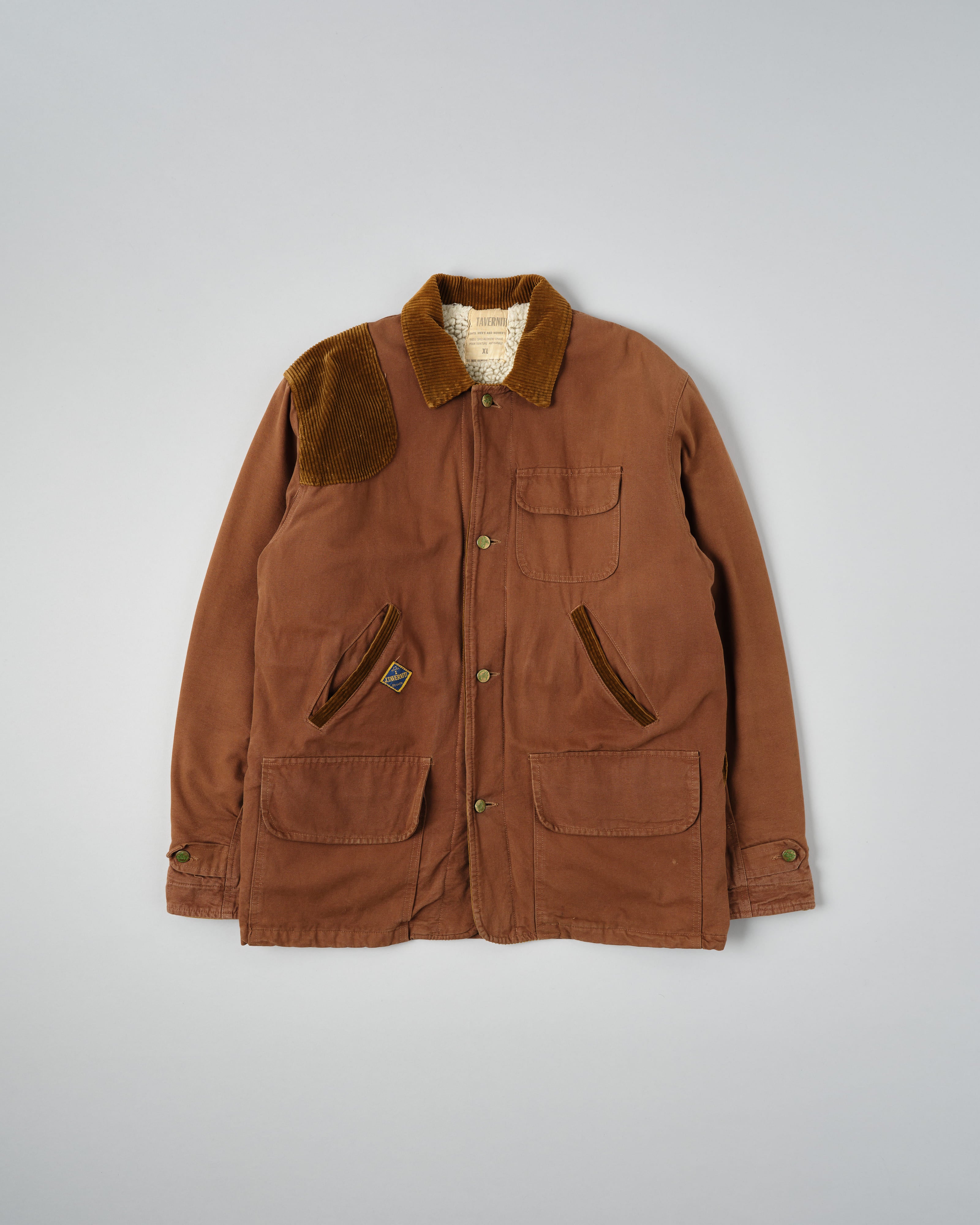 【~80's】Old J.TAVERNITI Boa Lined Hunting Jacket Size.XL