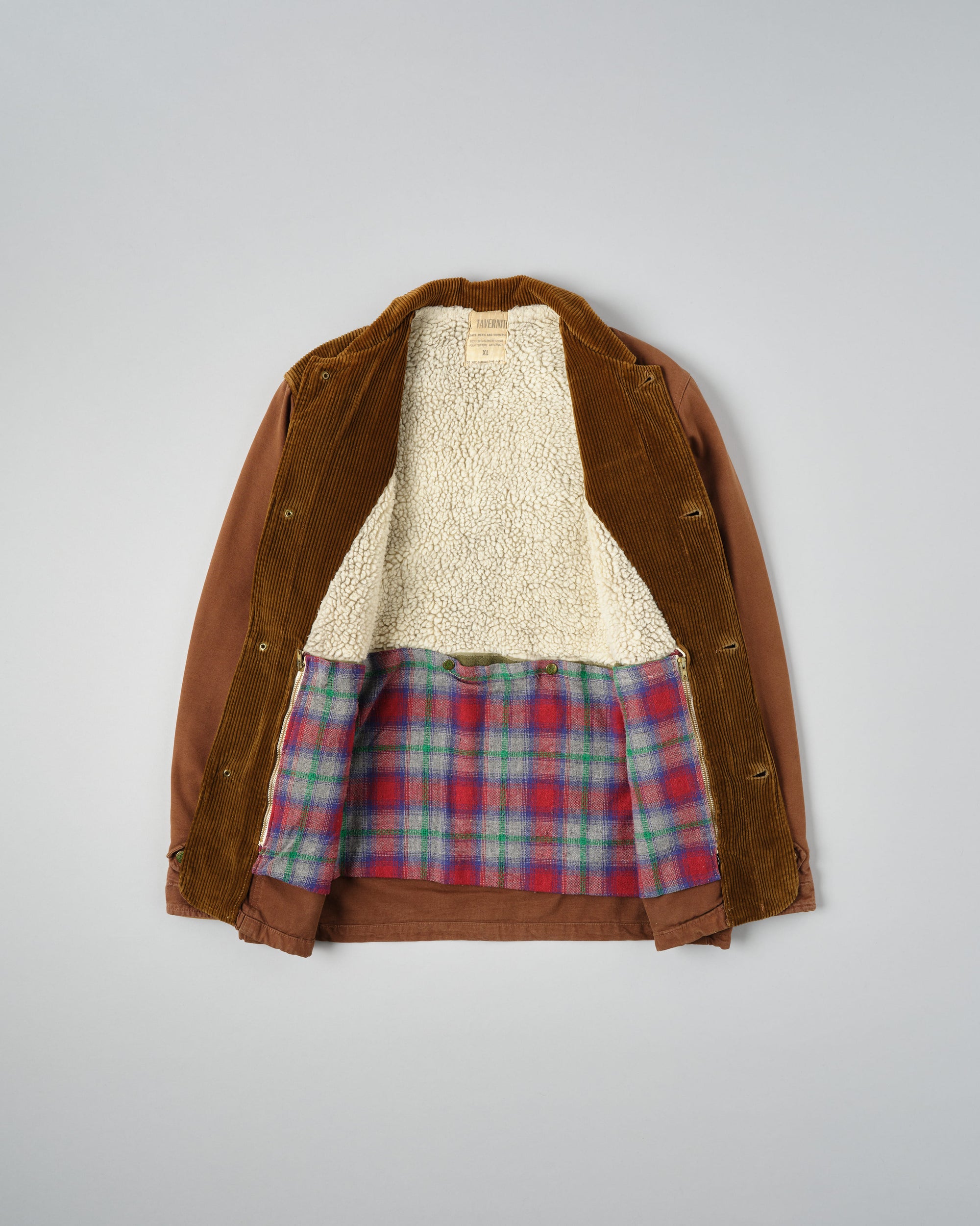 ［~80's］Old J.TAVERNITI Boa Lined Hunting Jacket Size.XL