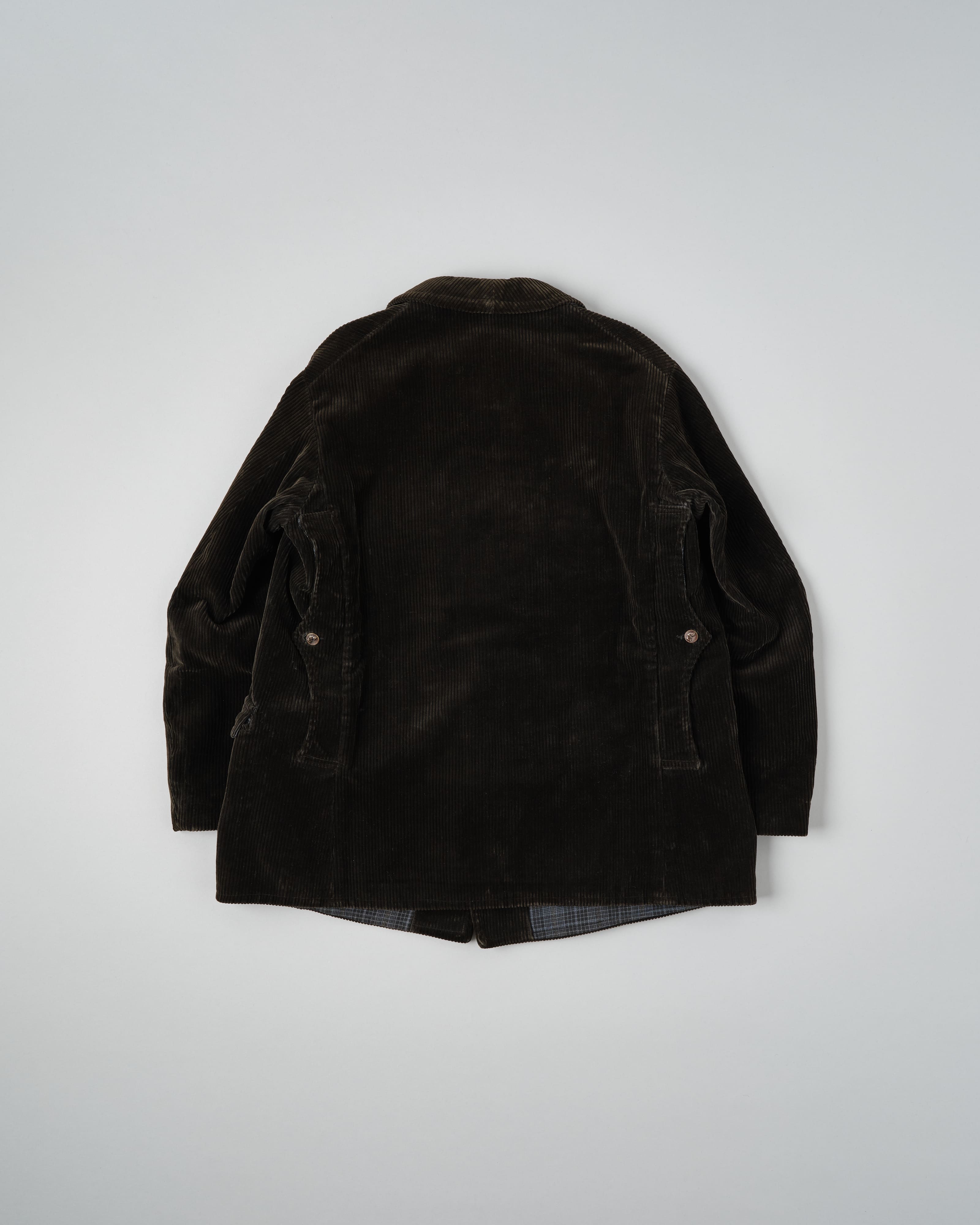 40's］French Vintage Dark Brown Corduroy Hunting Jacket Size.48