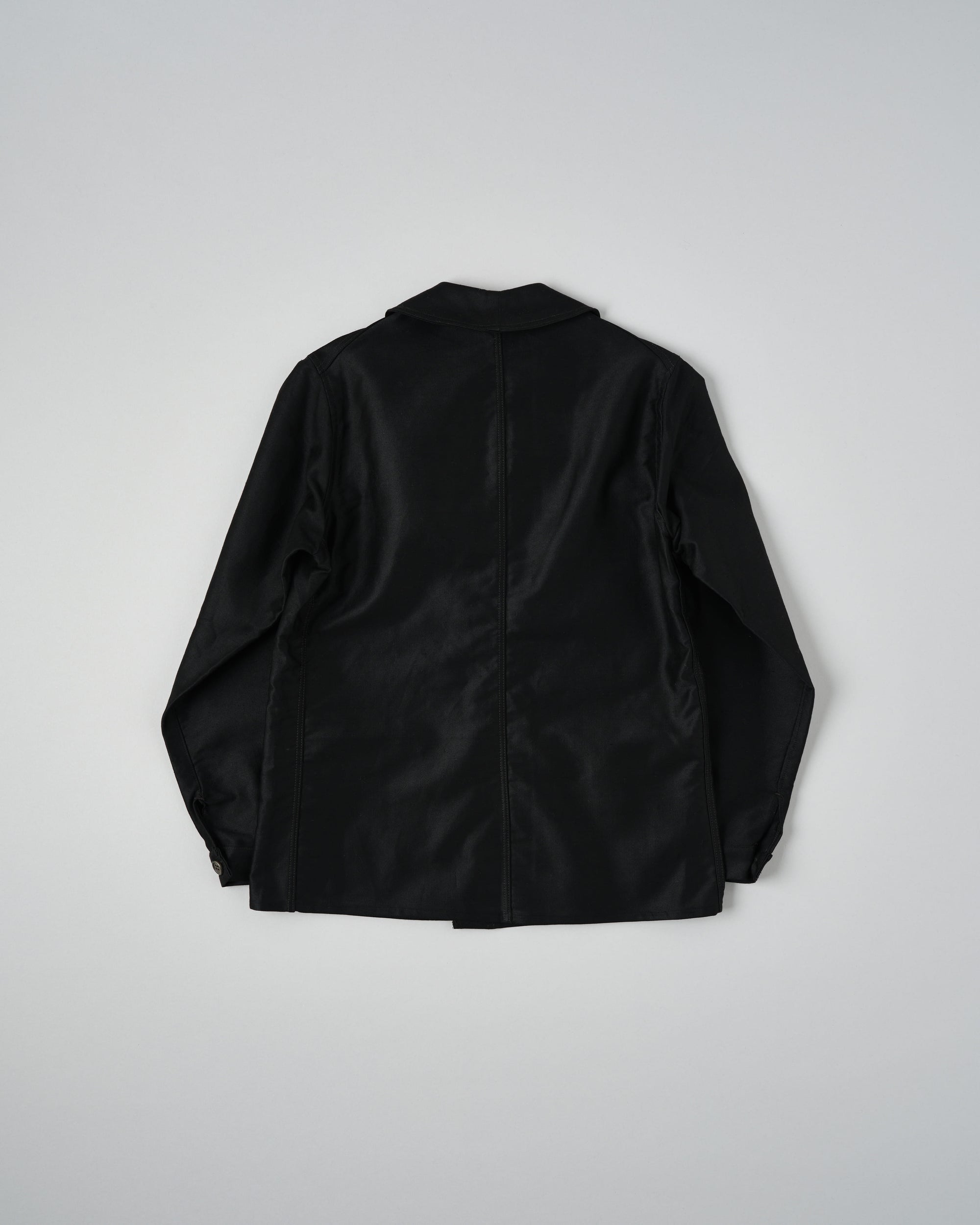 ［~30’s］French Vintage Black Moleskin Work Jacket