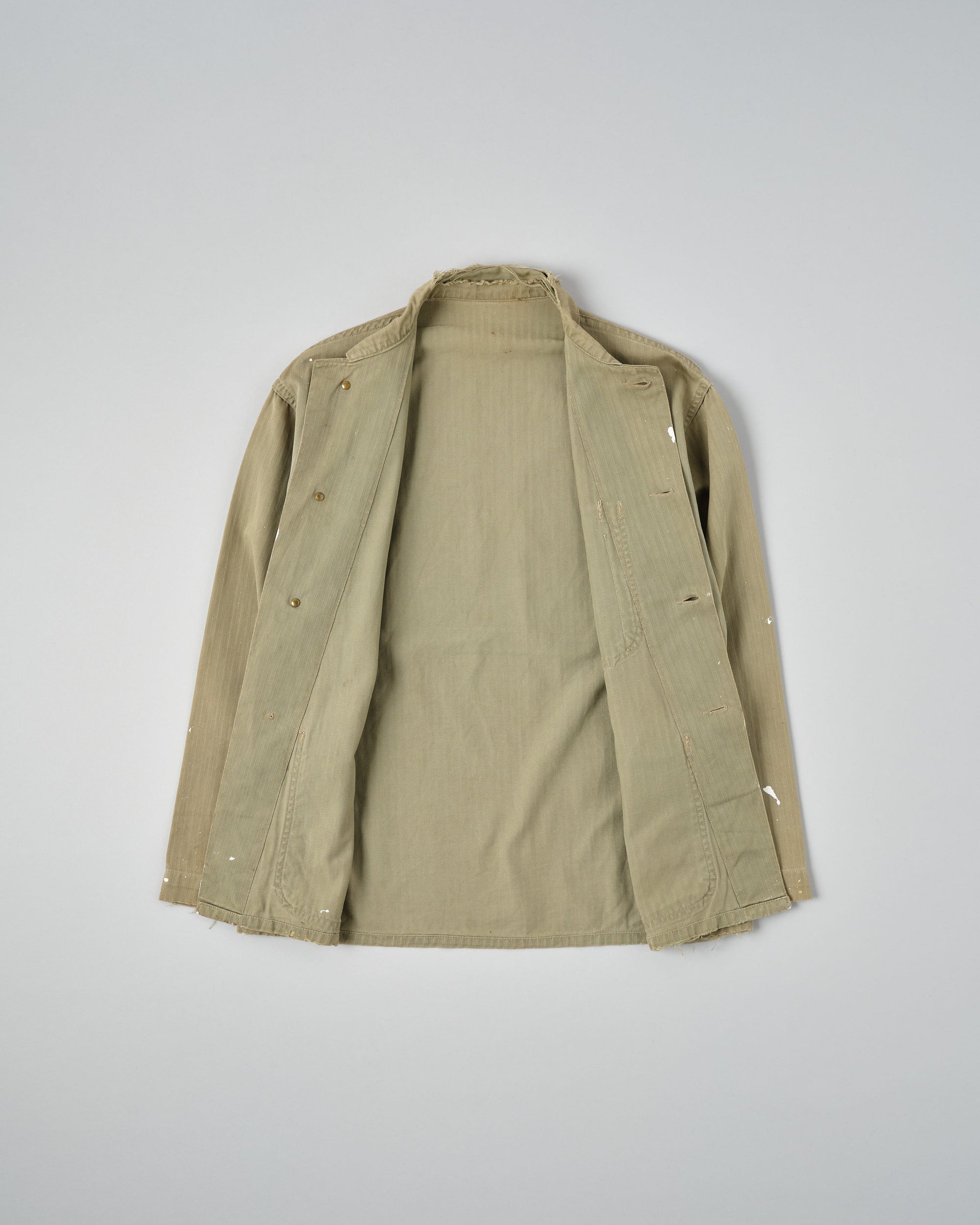 【~40's】WWⅡ U.S.M.C P-41 HBT Utility Jacket "Crazy Paint"