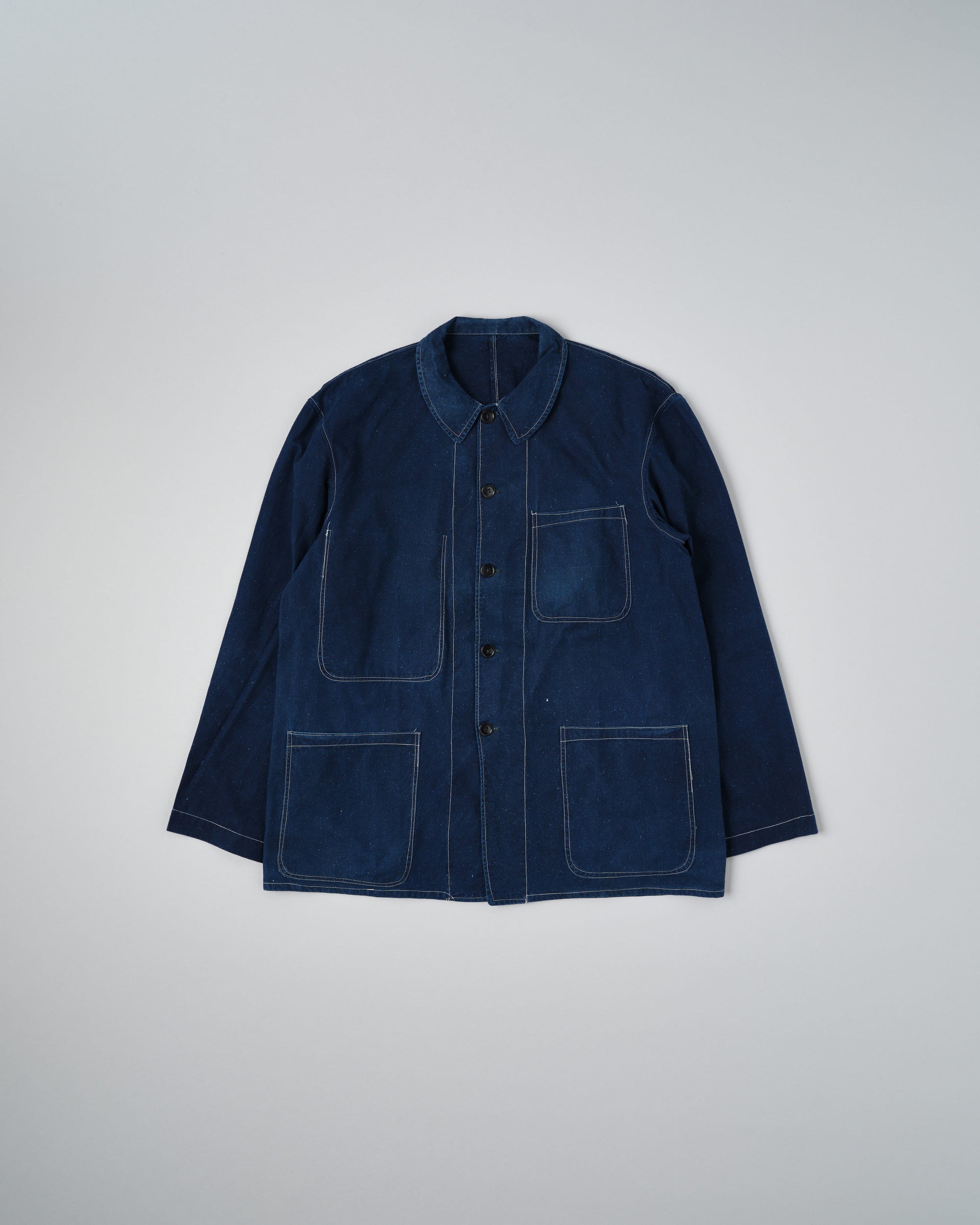 ［~60’s］French China Indigo Cotton Work Jacket Size.54