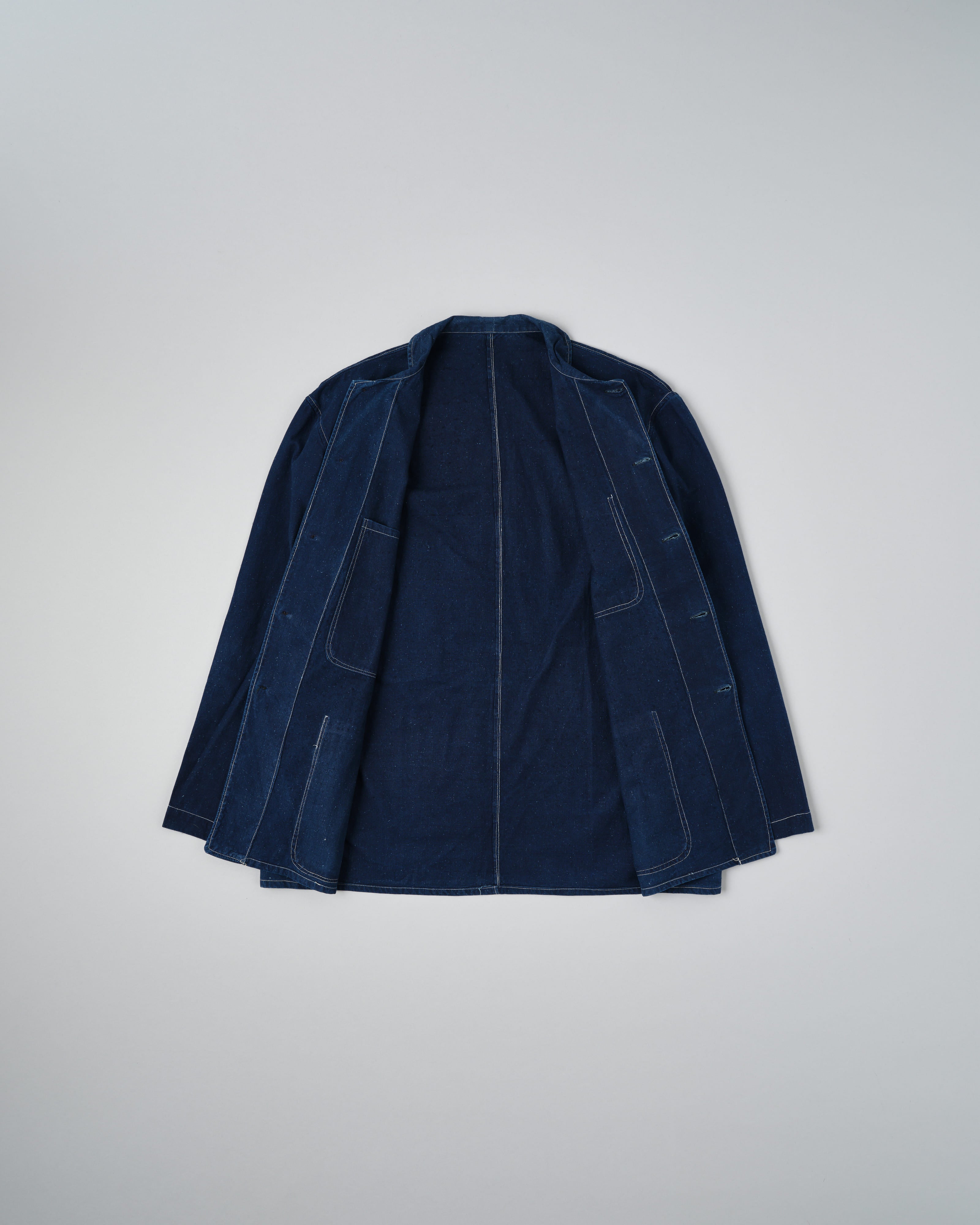 60's］French China Indigo Cotton Work Jacket Size.54 | VIEUX ET