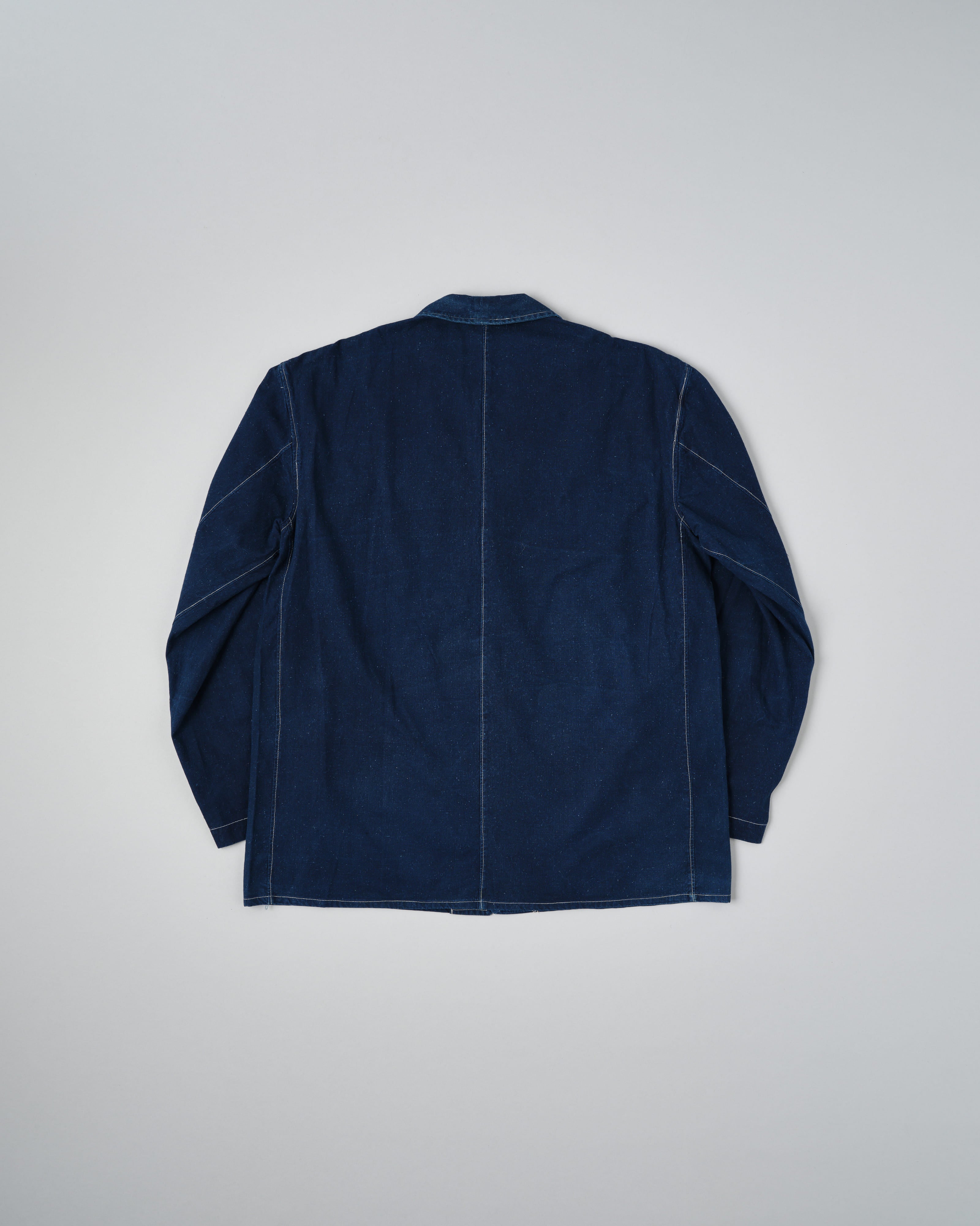 french vintage china jacket インディゴブルー XL 60's］French China Indigo Cotton Work Jacket Size.54 | VIEUX ET