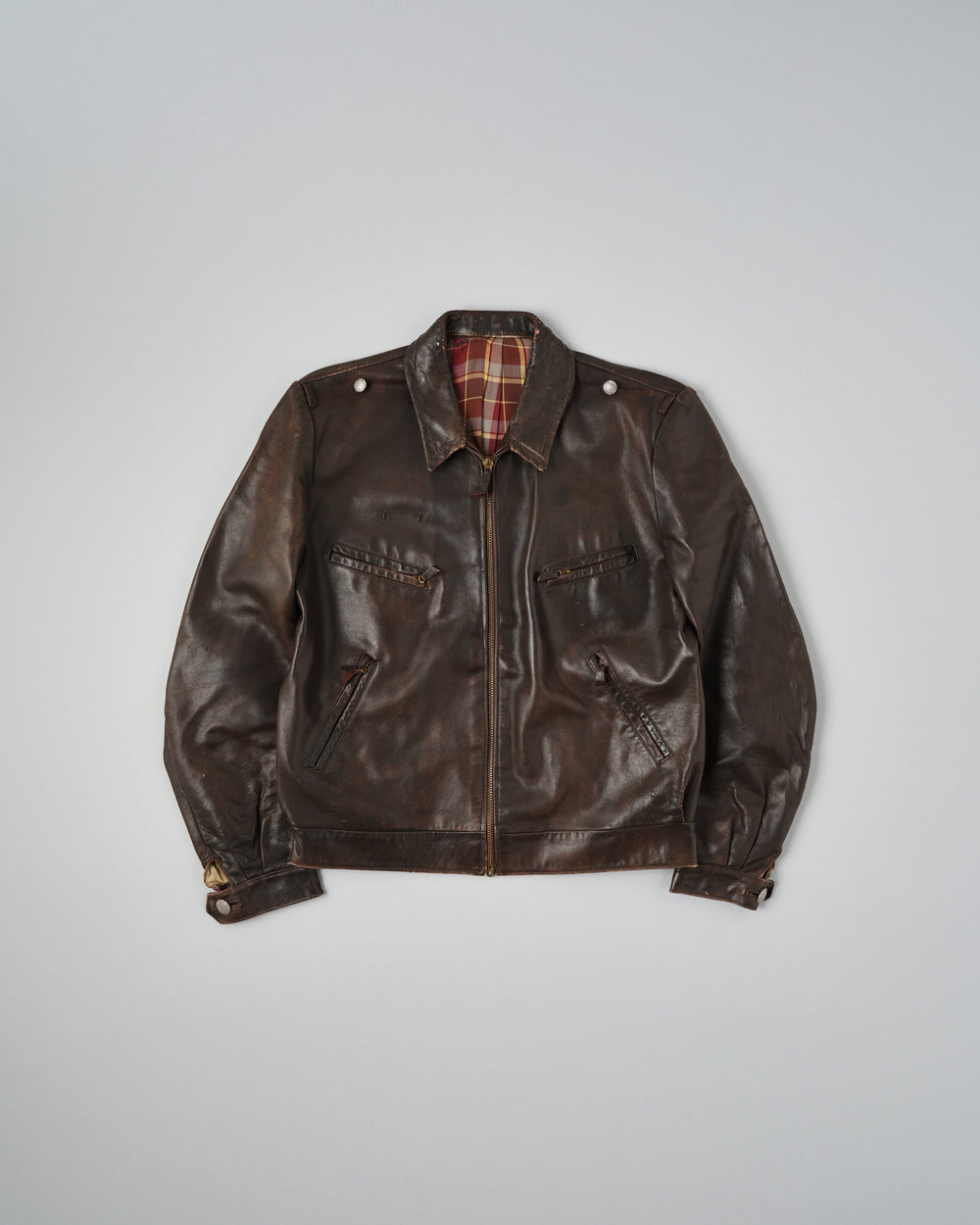 【~40’s】WWII German Air Force Personal Leather Flight Jacket "Luftwaffe"