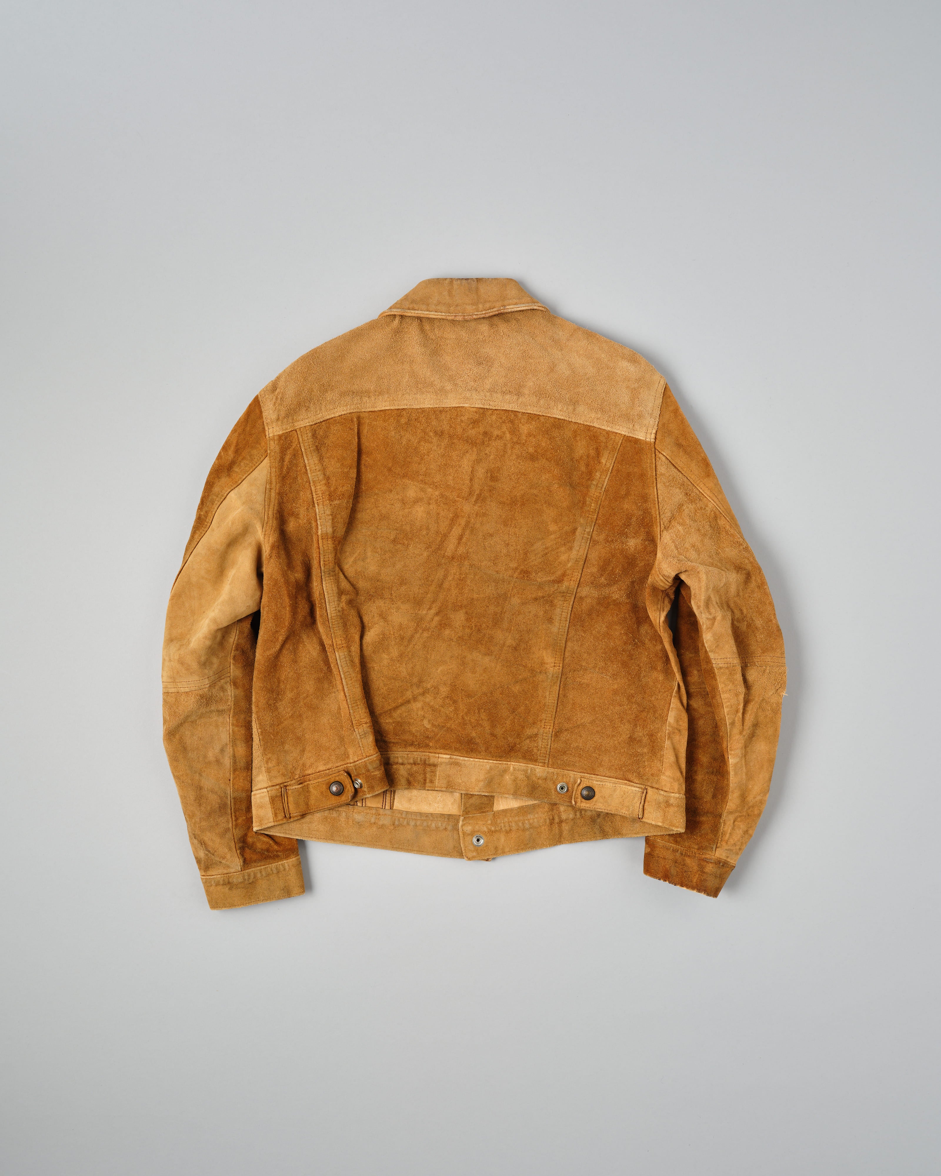 [~ 70's] Veste de camionneur en cuir suédé Levi's vintage