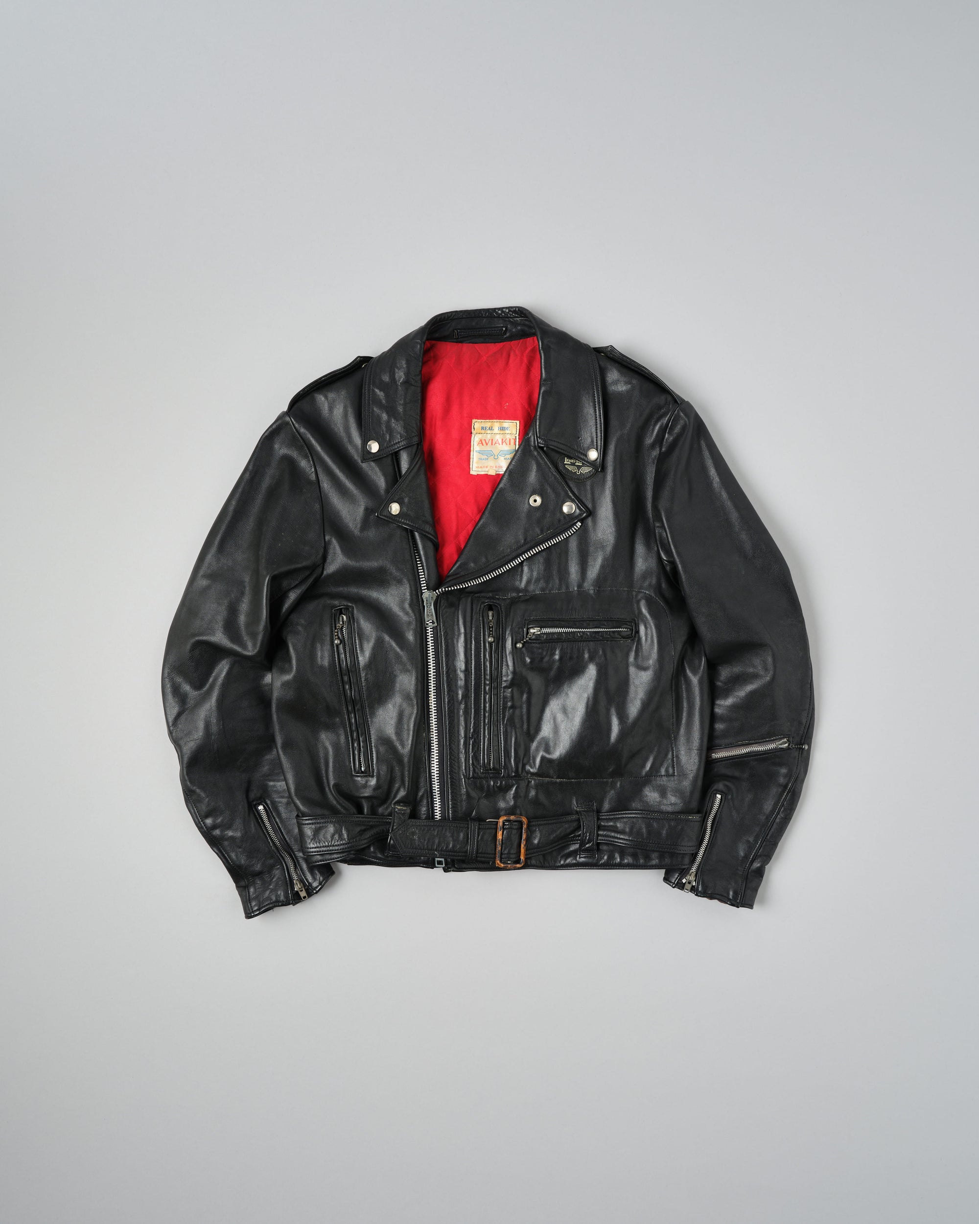 【~70’s】Vintage Lewis Leathers Leather Double Riders Jacket Size.42 "BRONX"