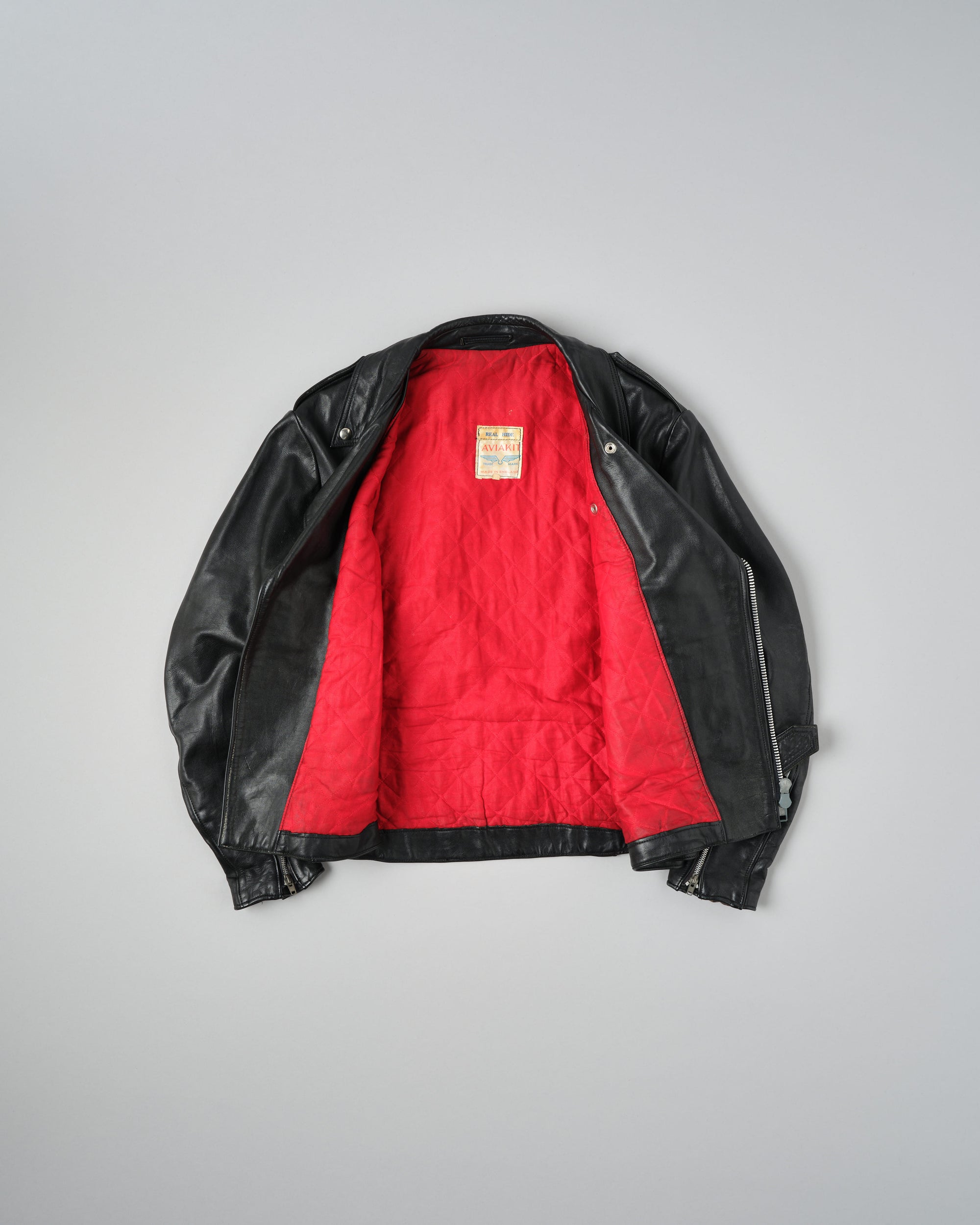 【~70’s】Vintage Lewis Leathers Leather Double Riders Jacket Size.42 "BRONX"