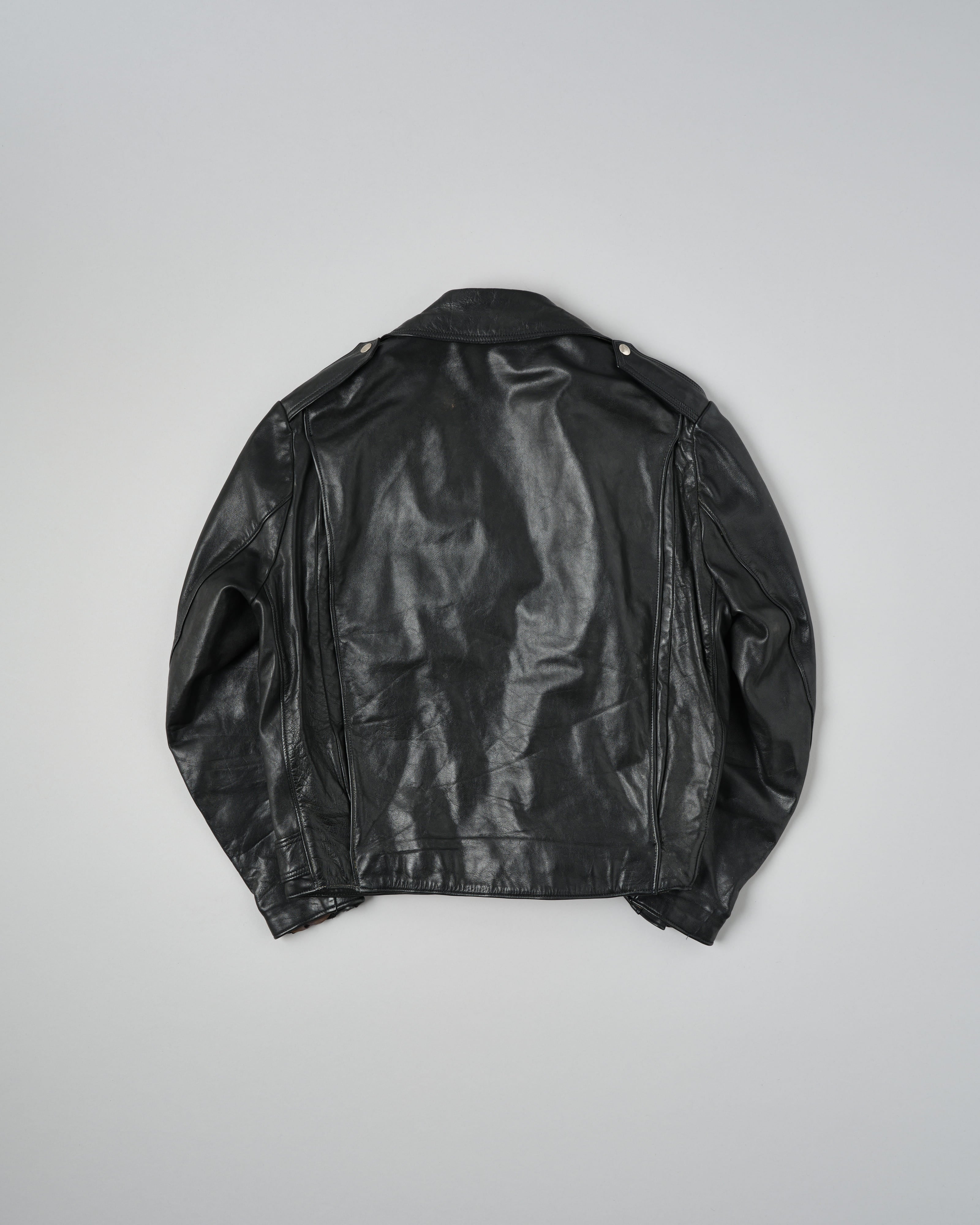 70's】Vintage Lewis Leathers Leather Double Riders Jacket Size.42 