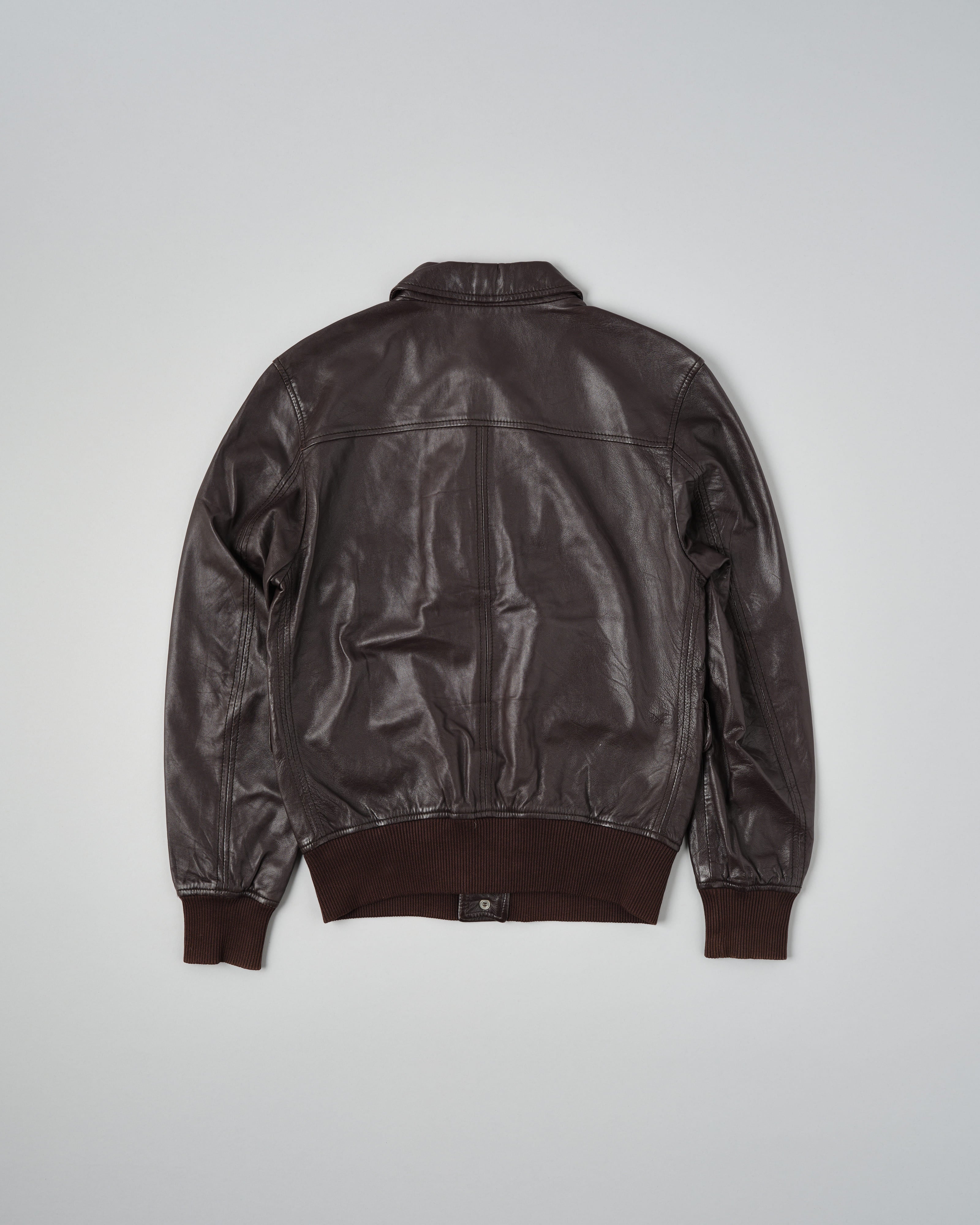 00's】Old DOLCE&GABBANA Lambskin Leather Blouson Size.50