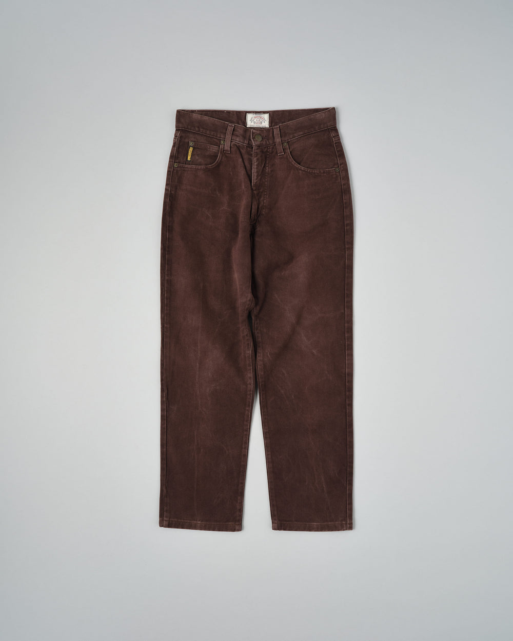 【~90’s】Old ARMANI JEANS Brown Cotton Twill Trousers Size.30