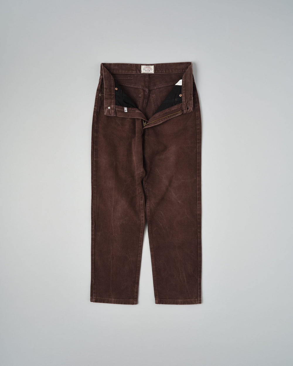 【~90’s】Old ARMANI JEANS Brown Cotton Twill Trousers Size.30