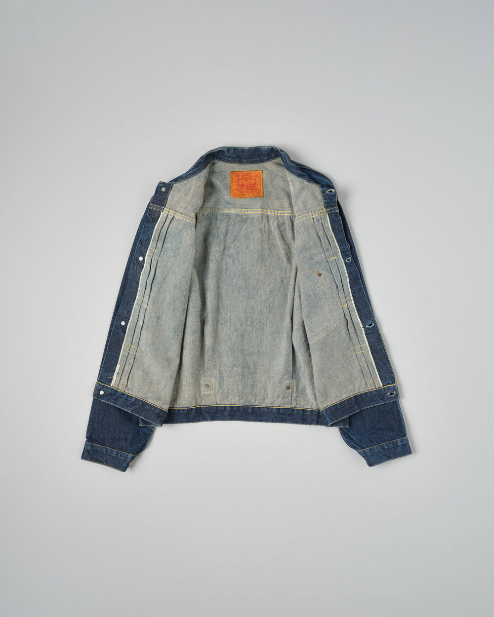【~90's】Vintage Levi's S506XX Denim Jacket With Original Back Stencil Size.40 "WWII Type" "Valencia Factory"