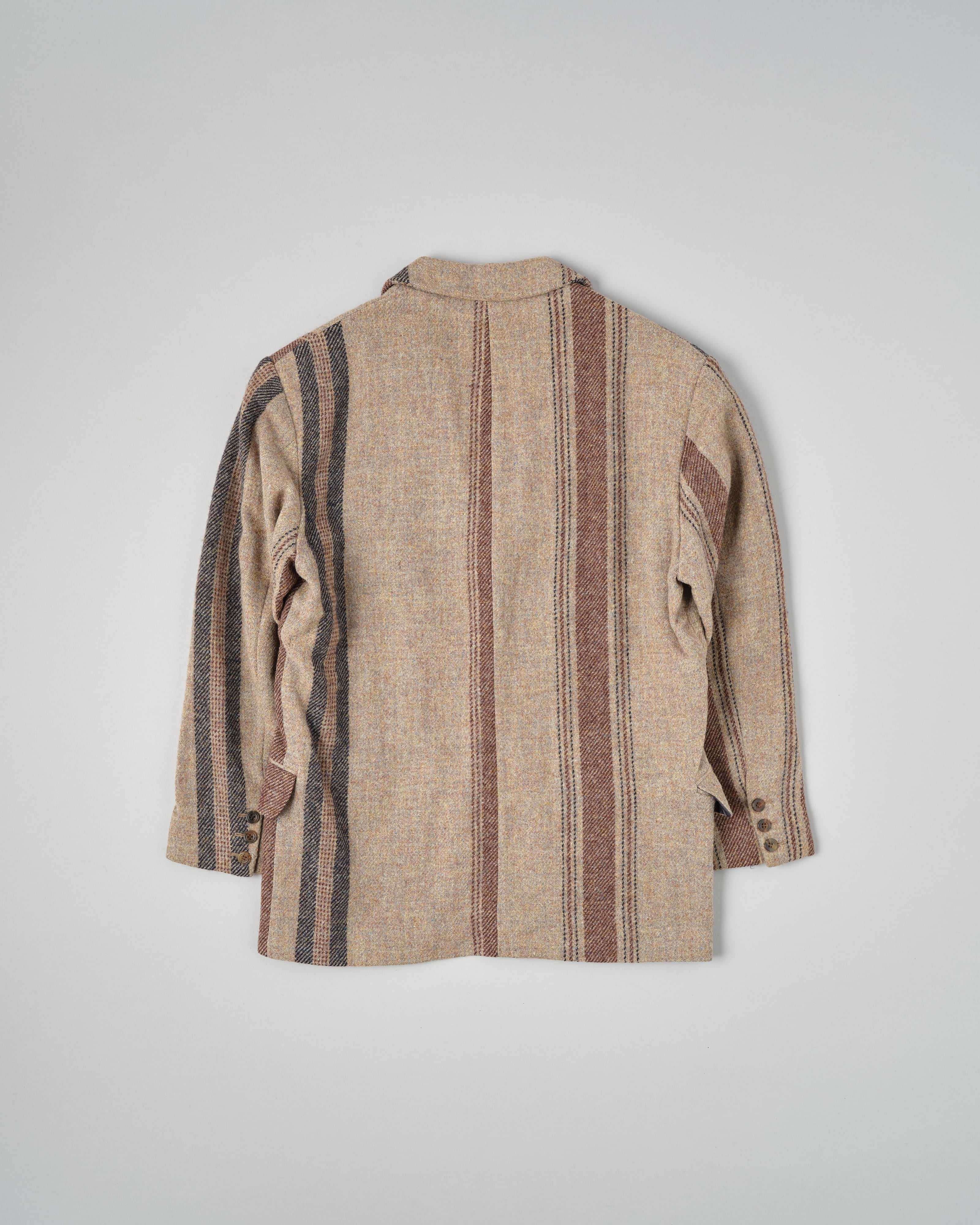 DRIES VAN NOTEN 3ボタン テーラード ジャケット　ブラウン 90's］Old DRIES VAN NOTEN Wool 3B Tailored Jacket | VIEUX ET NOUVEAU