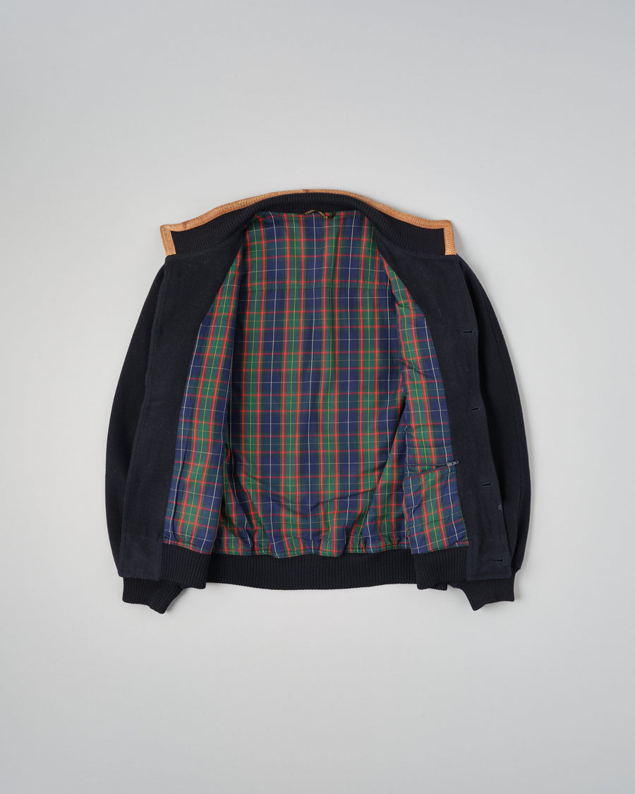 【~80's】Vintage Façonnable Wool Nylon Blouson Size.5 の全体写真
