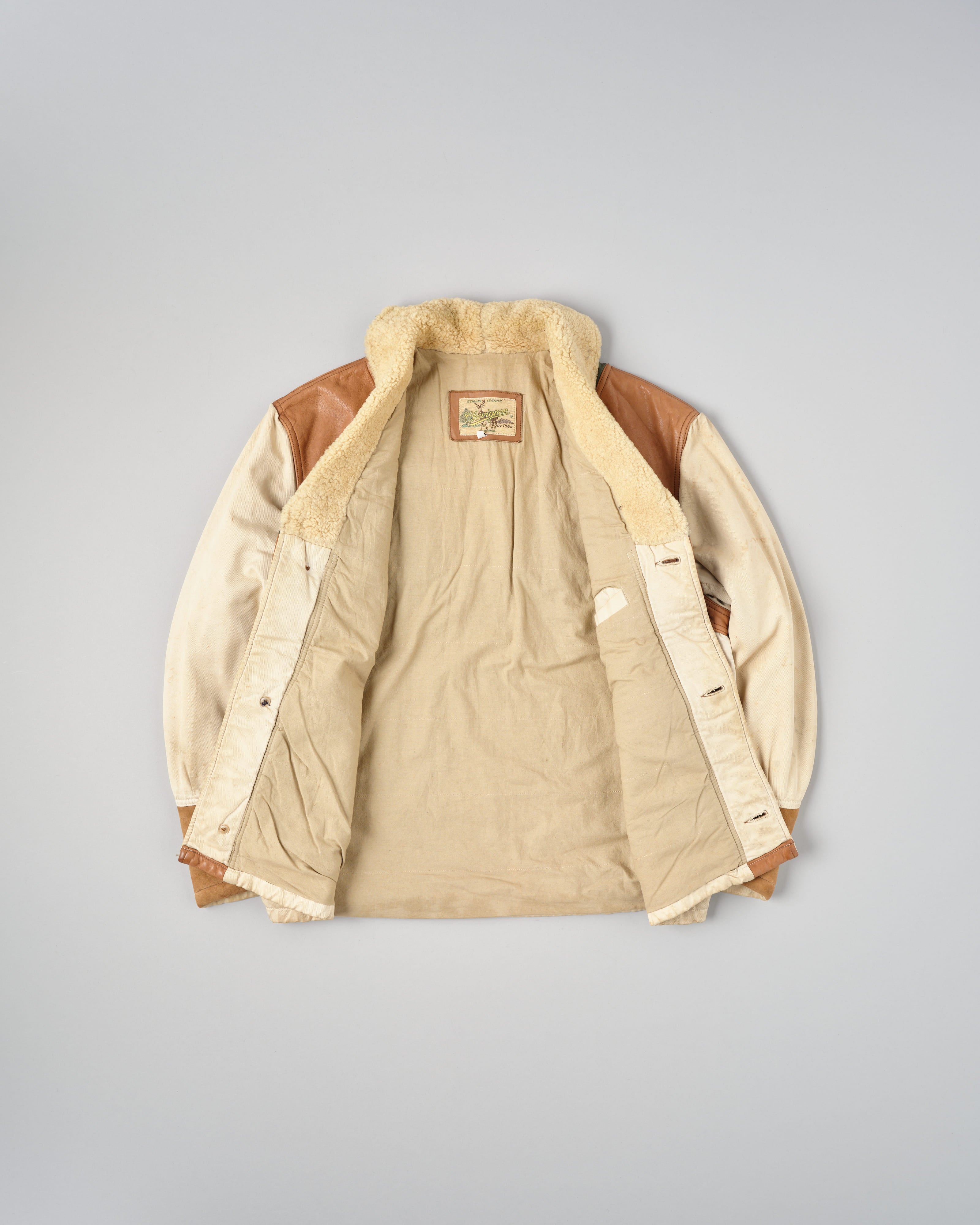 [~80's] Old CHEVIGNON Switching Design Shawl Collar Jacket Size.XL