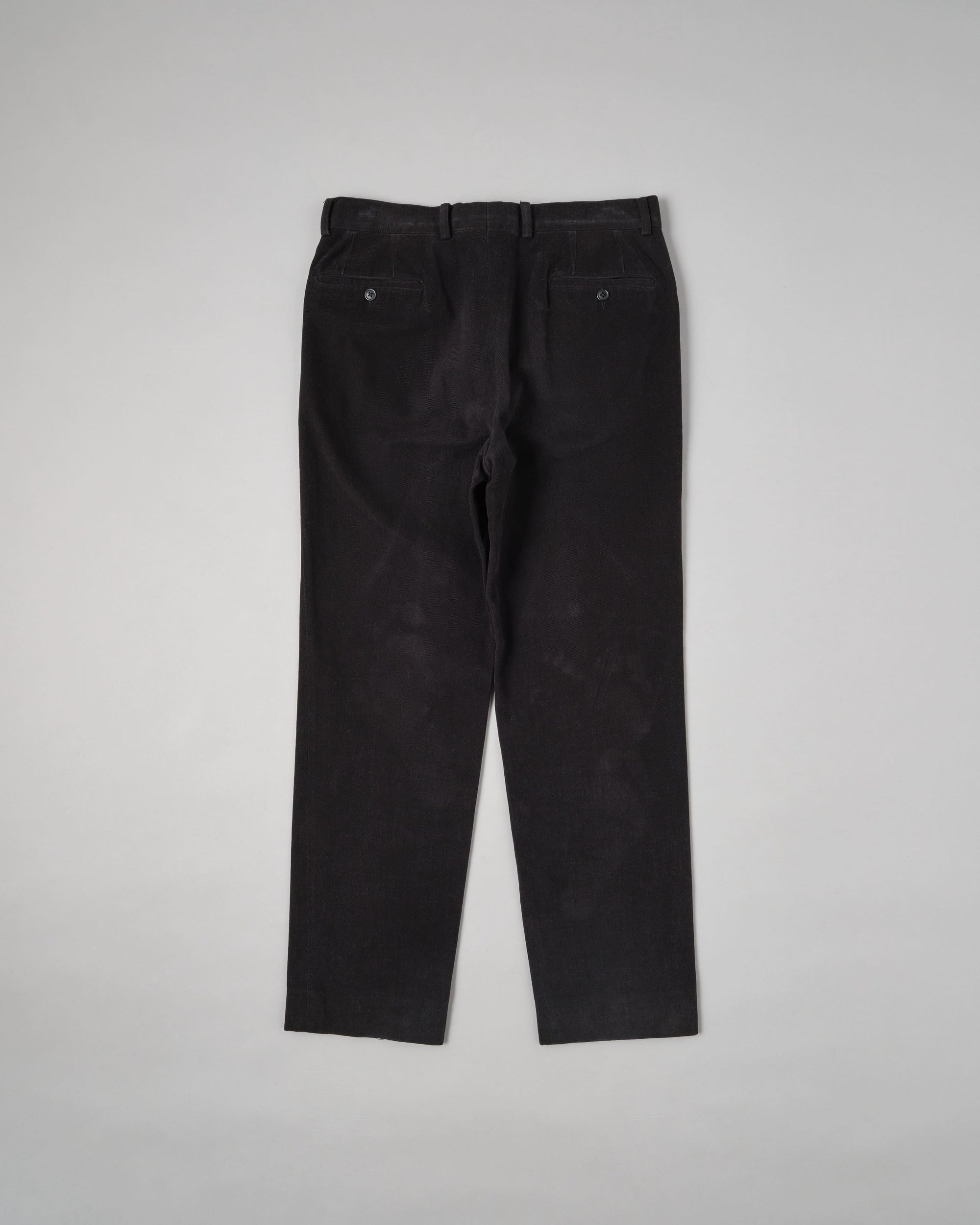 ［~90’s］Old BERNARD ZINS Black Cotton Twill Trousers Size.44 "EMILIO BATCHI 別注"