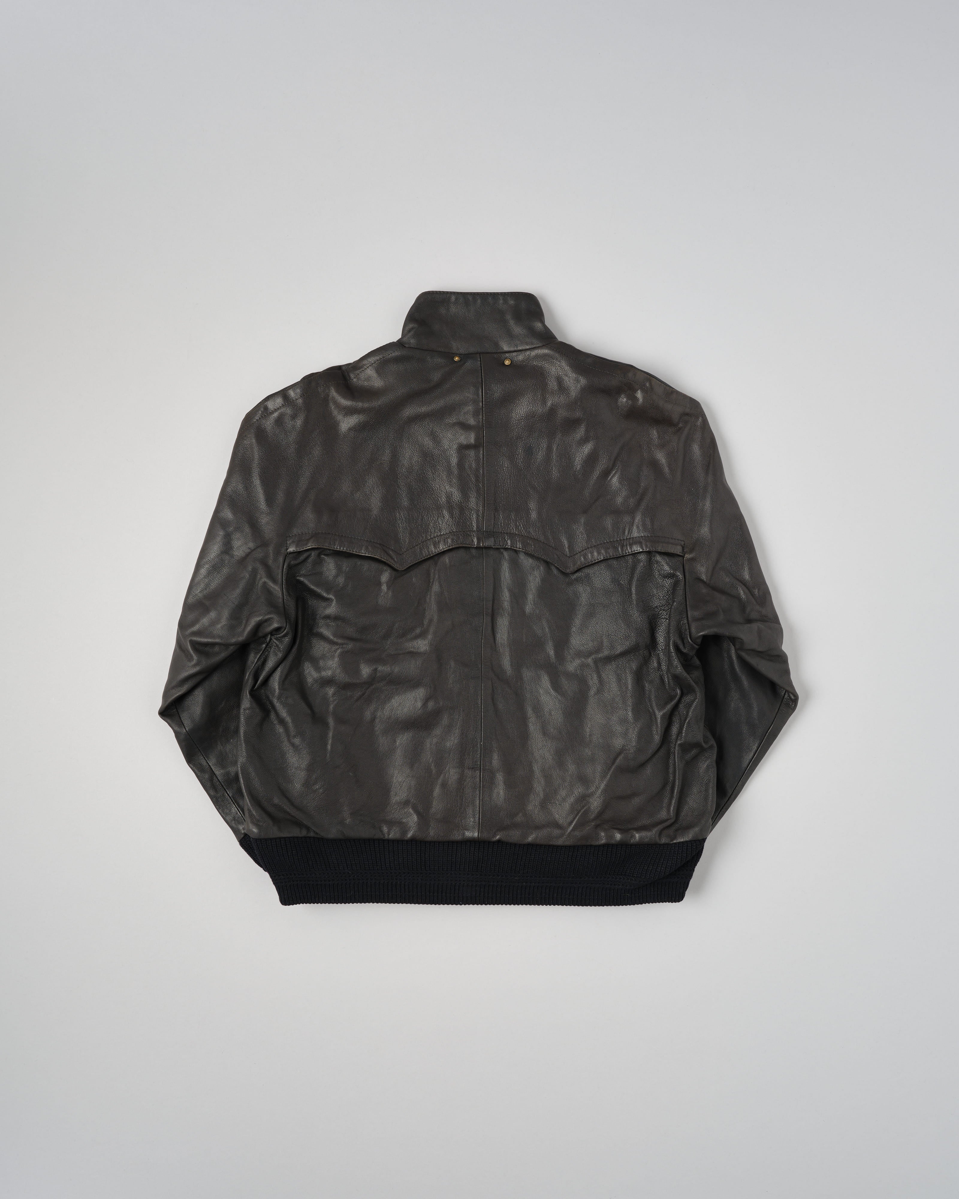【88AW】Old C.P.Company Black Leather Blouson Size.50