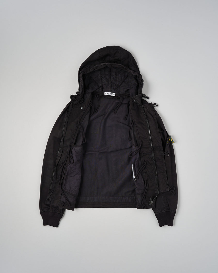 ［06AW］Old STONE ISLAND Garment Dyed Cotton Hooded Short Jacket Size.S "RASO GOMMATO" 的全身照