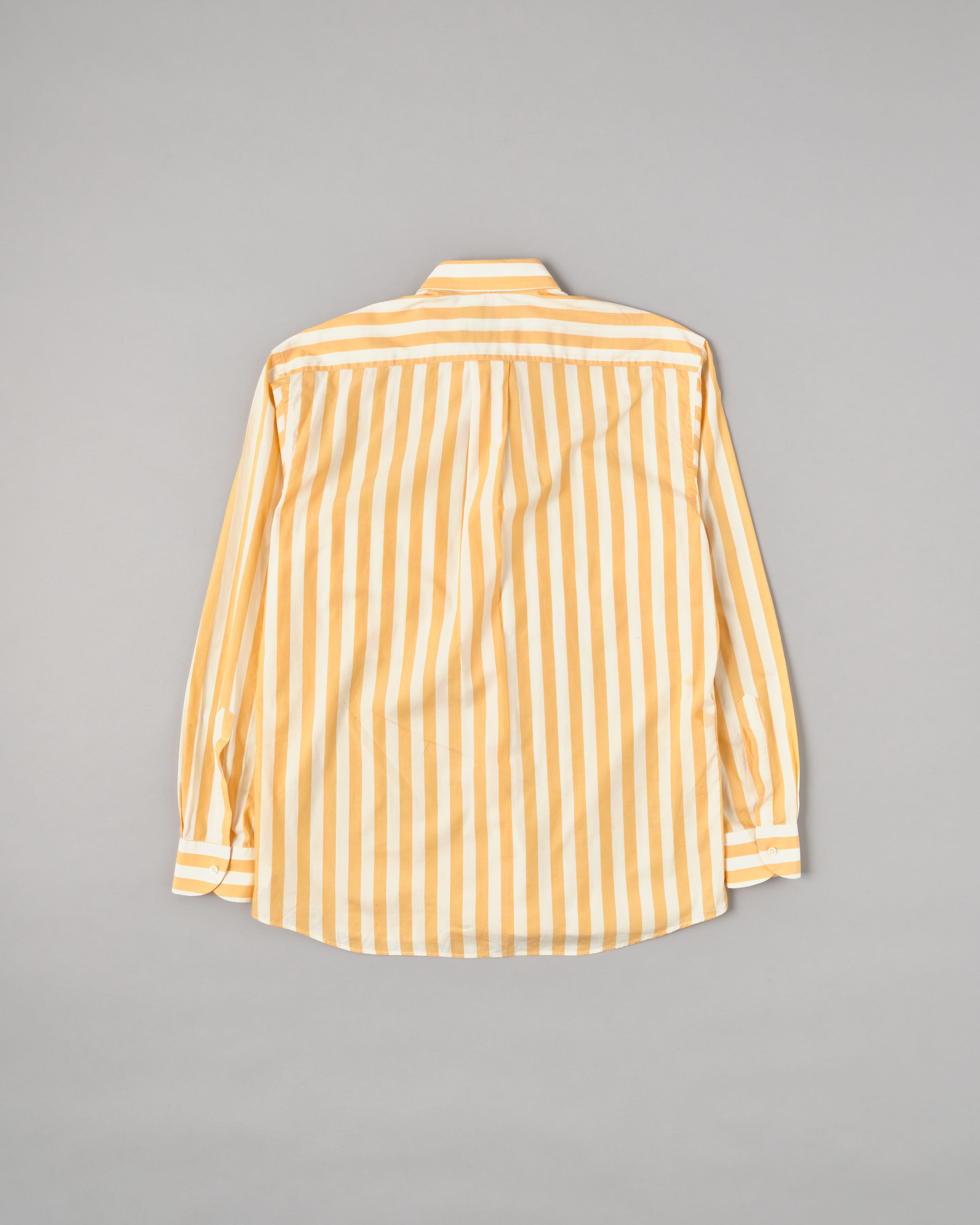 [~80's] Old ROBERTO CAPUCCI Fly Front Striped Shirt Size.41