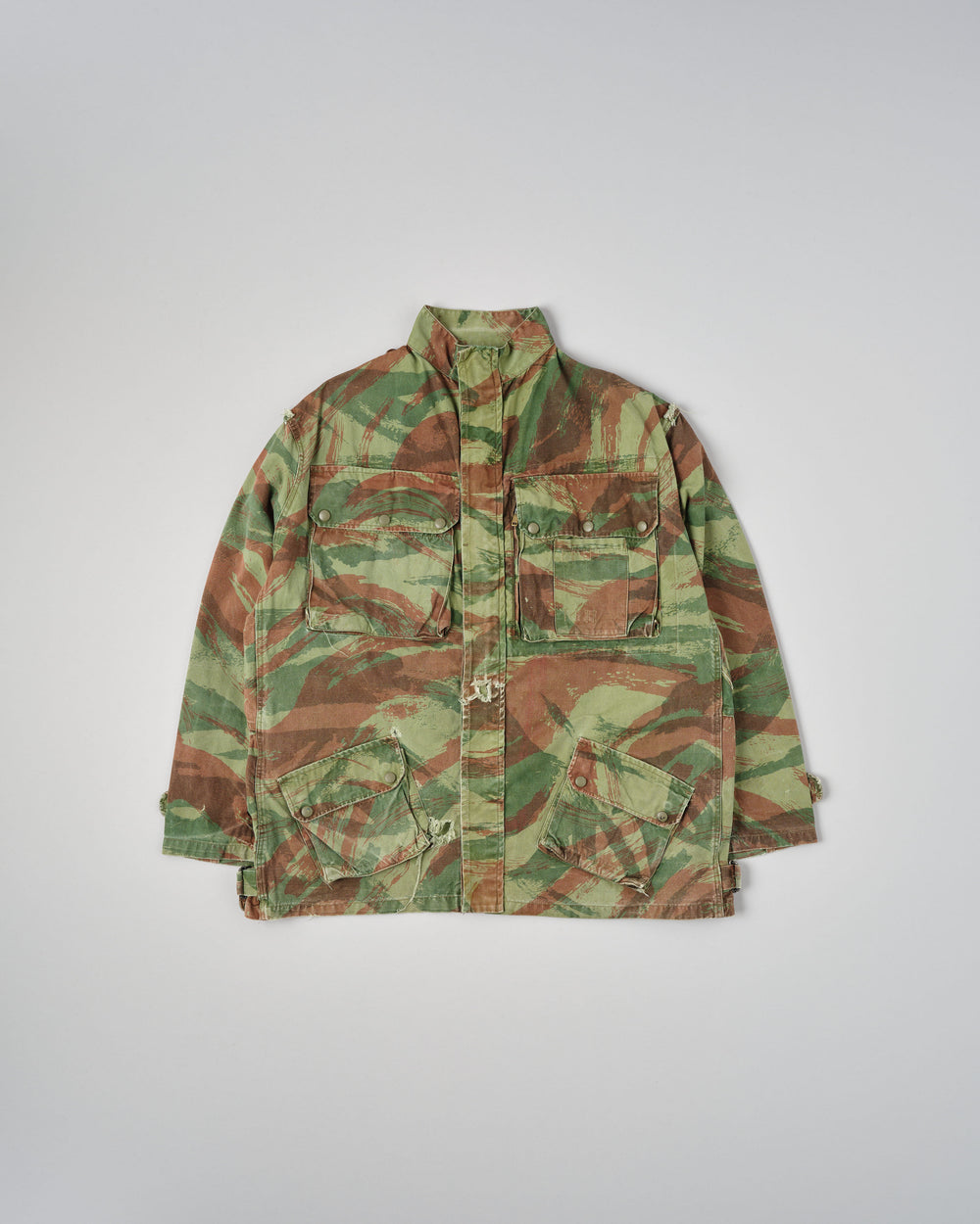 【~50's】French Army TAP47/54 Lizard Camouflage Paratrooper Jacket Size.32