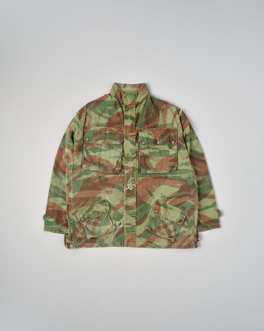［~50's］French Army TAP47/54 Lizard Camouflage Paratrooper Jacket Size.32 전체 사진