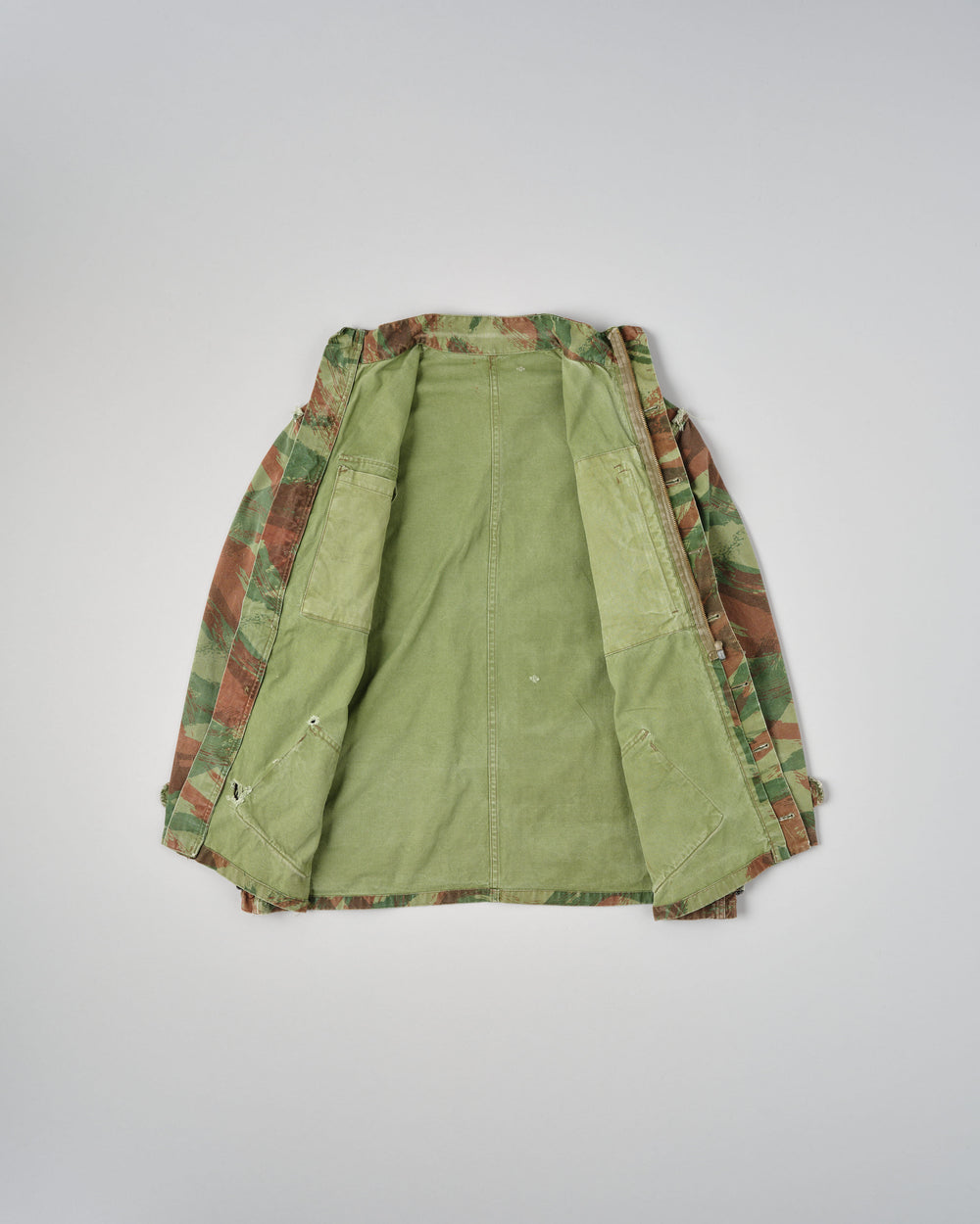 【~50's】French Army TAP47/54 Lizard Camouflage Paratrooper Jacket Size.32