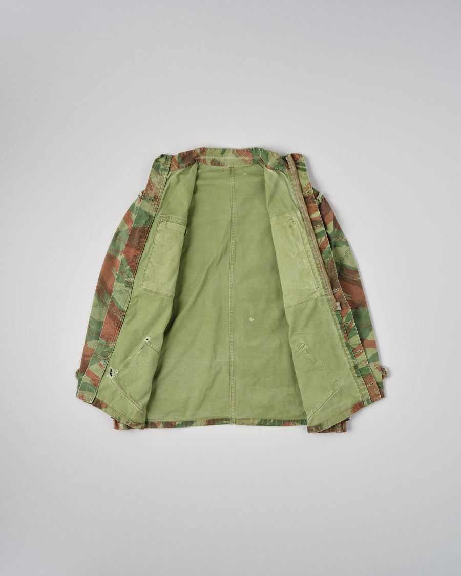 ［~50's］French Army TAP47/54 Lizard Camouflage Paratrooper Jacket Size.32 전체 사진
