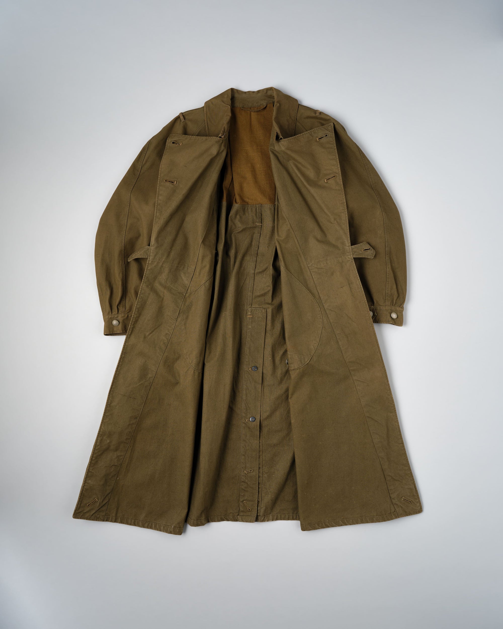 ［~40's］WWII German Afrika Korps Tropical Motorcycle Coat "DAK"