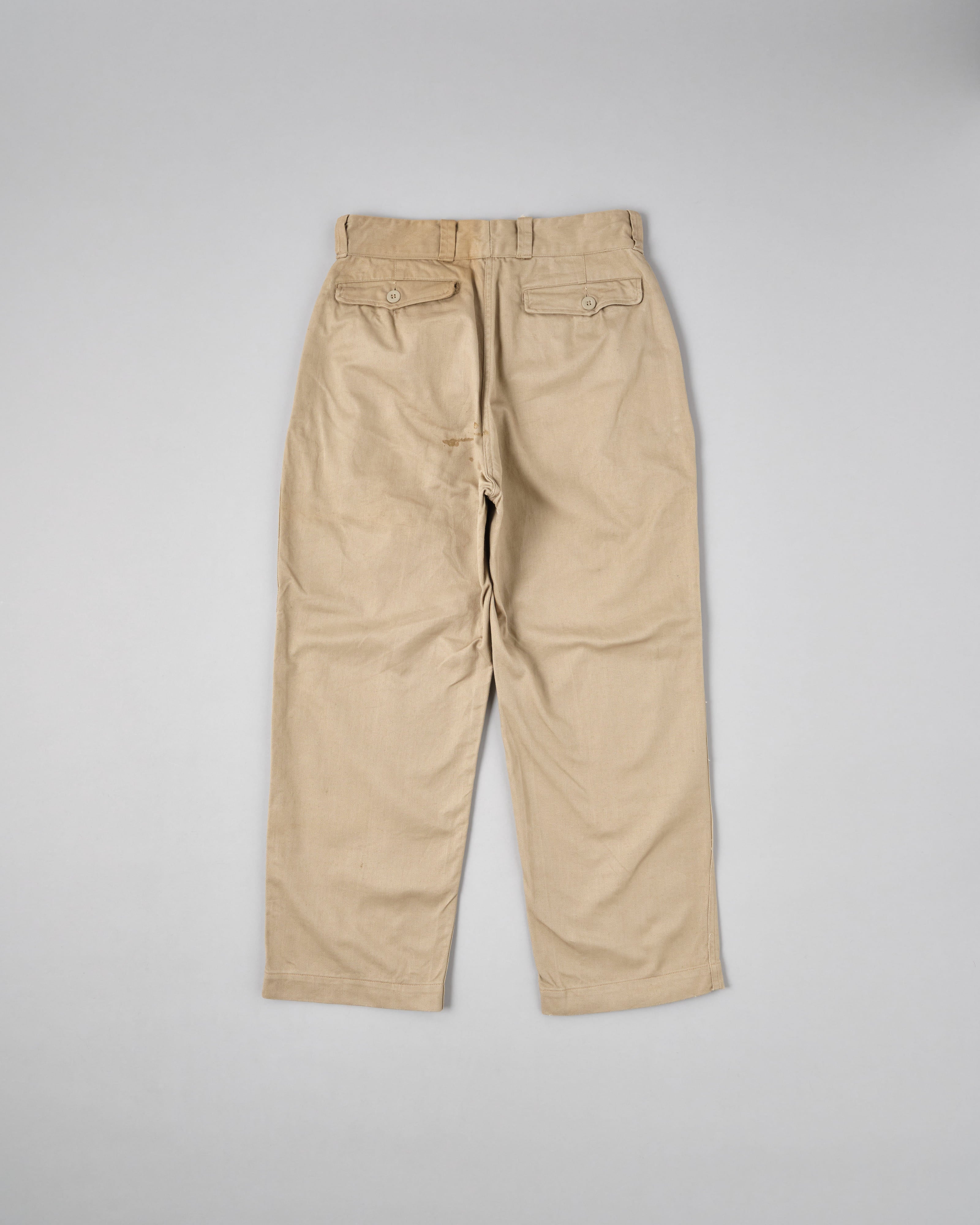 [~ 50's] Taille des pantalons chino de l'armée française M52.21