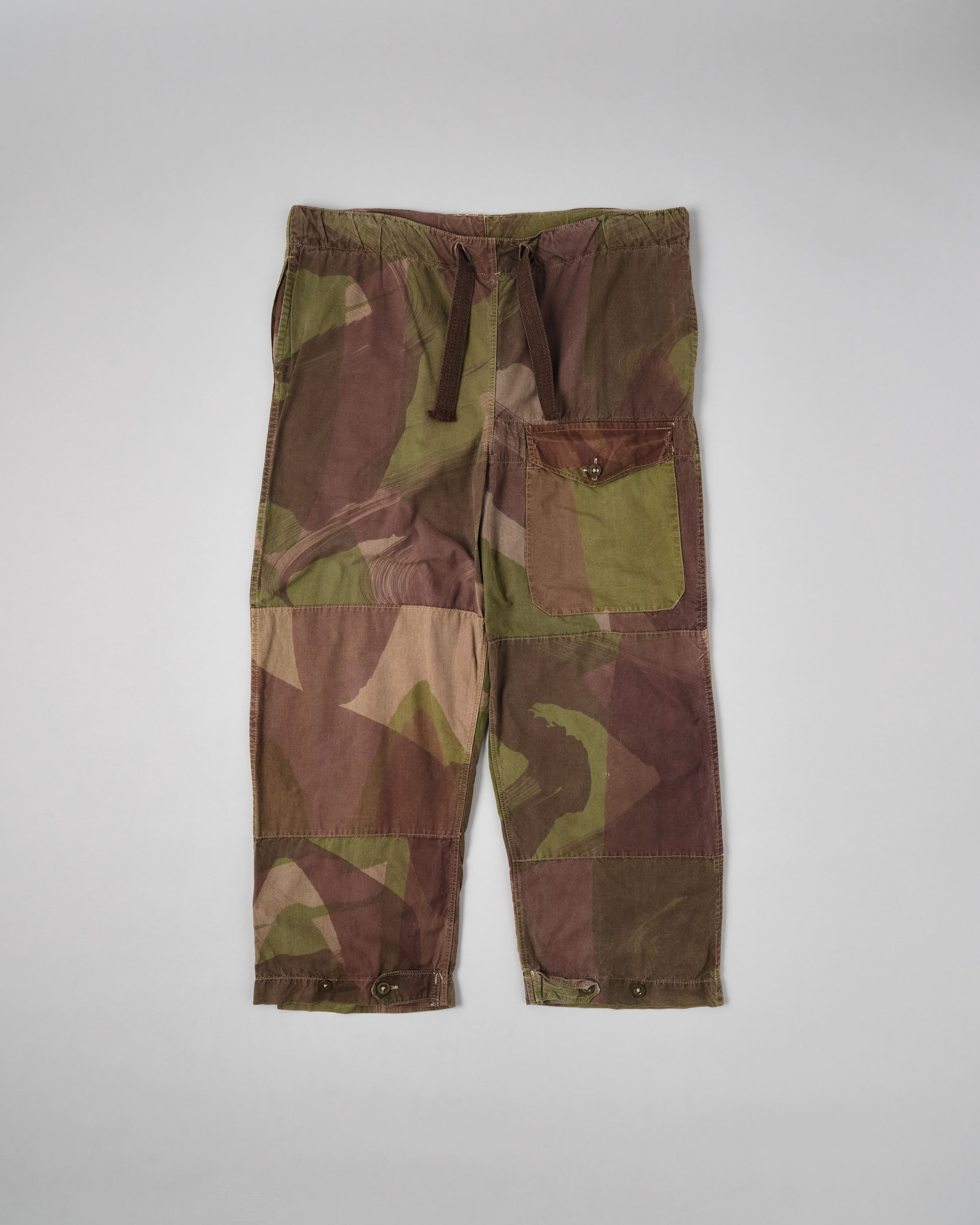[~ 40's] Taille du pantalon de camouflage de l'armée britannique de la Seconde Guerre mondiale.2 "SAS"