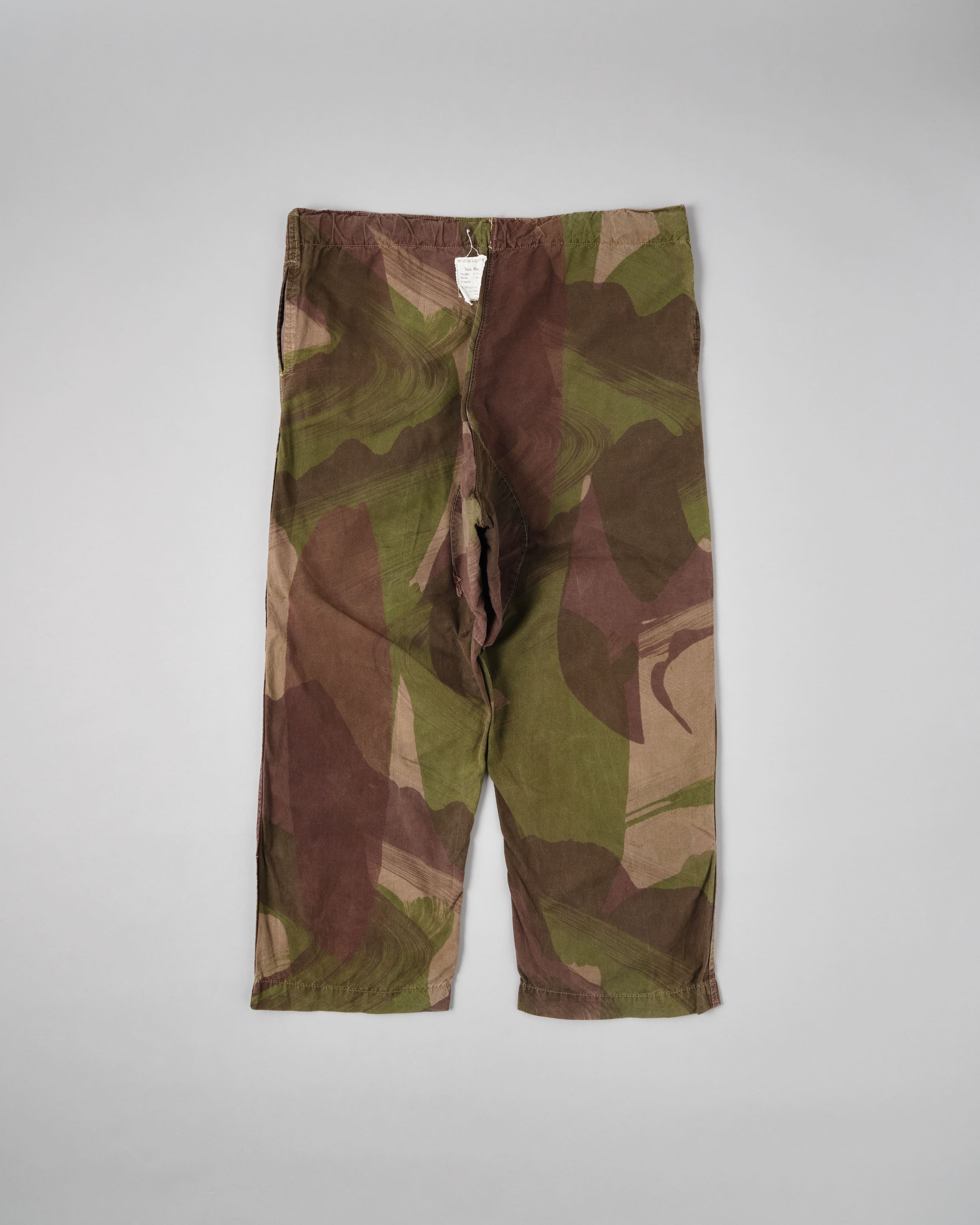 [~ 40's] Taille du pantalon de camouflage de l'armée britannique de la Seconde Guerre mondiale.2 "SAS"