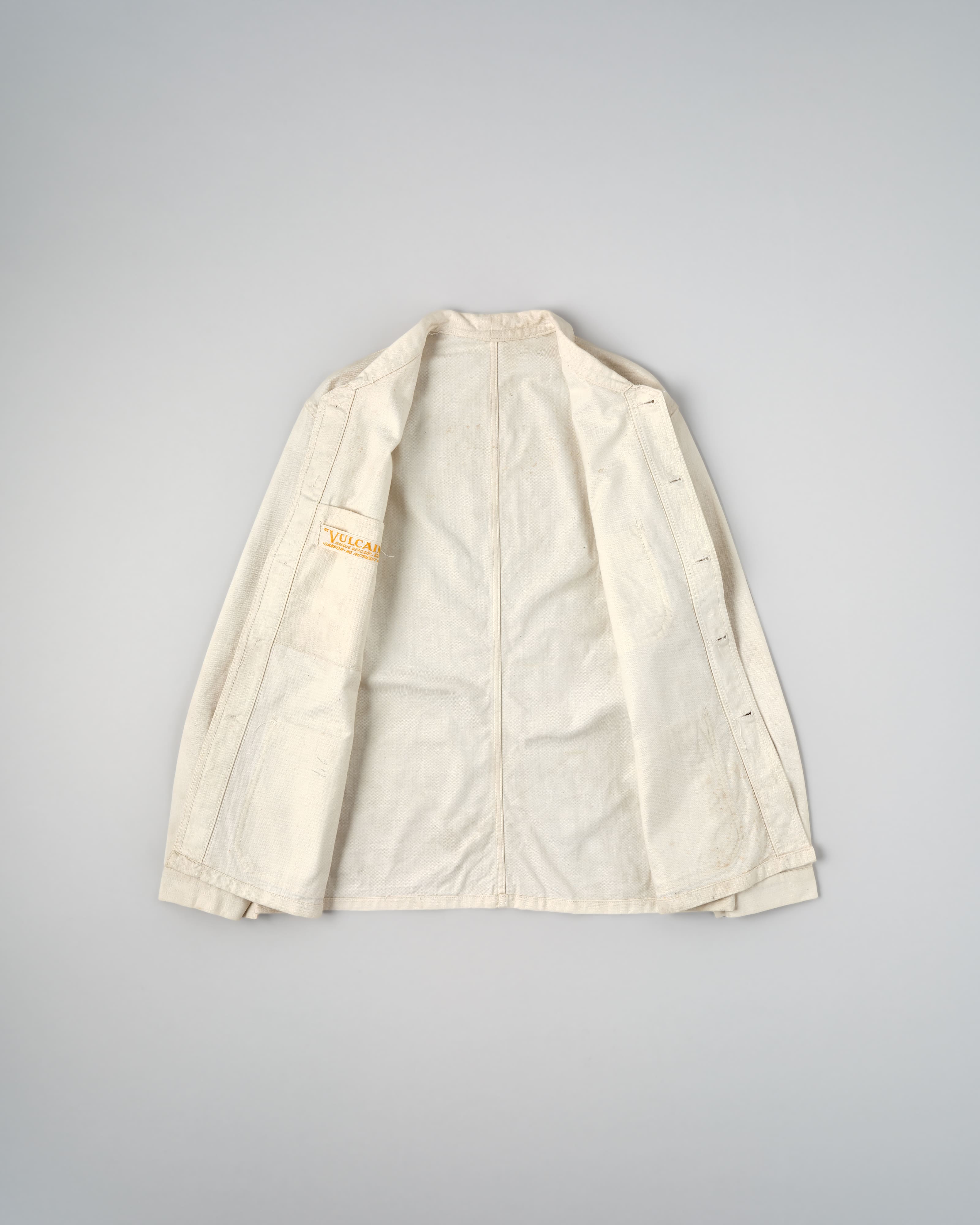 50's］French Vintage HBT Cotton Work Jacket 