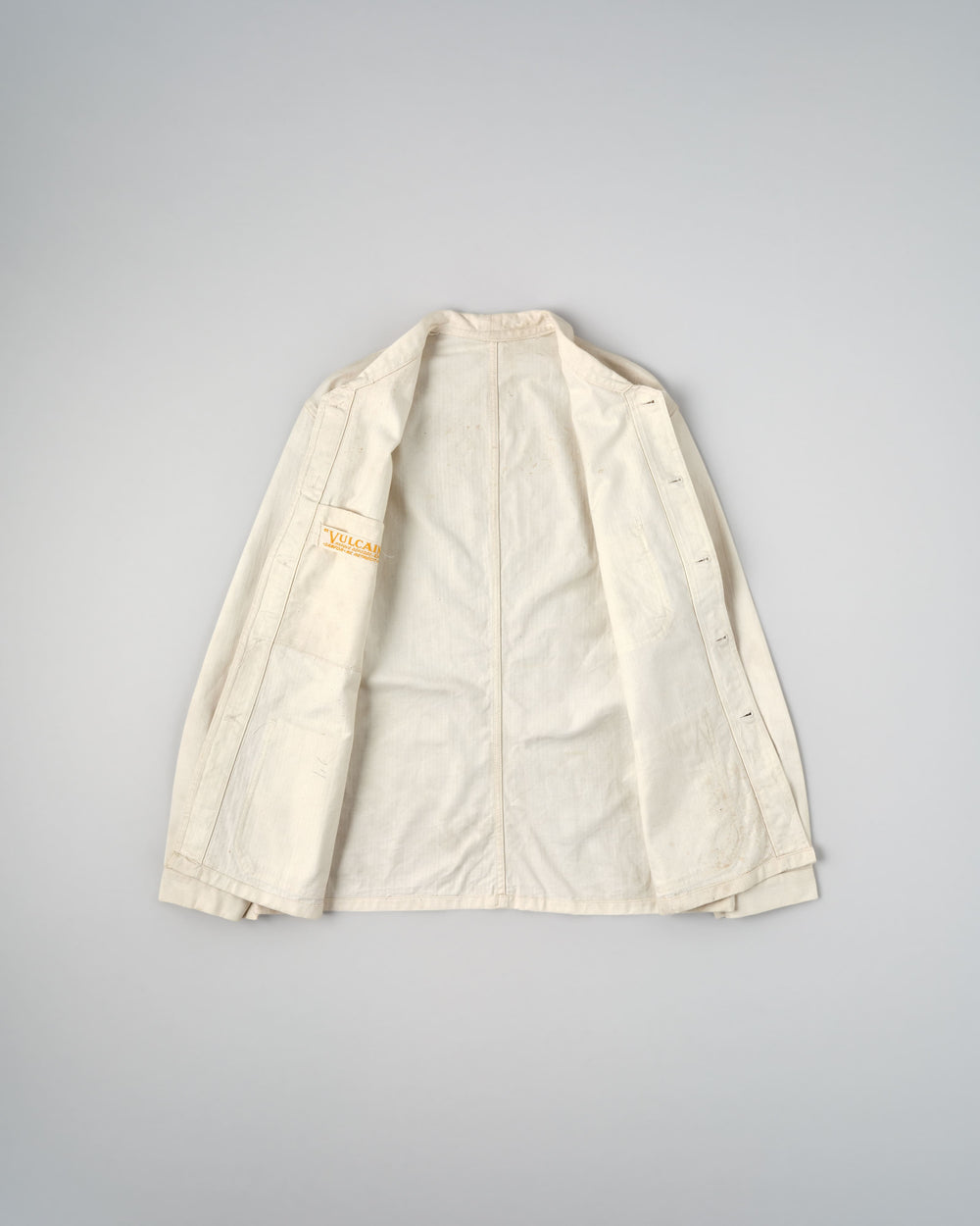 【~50's】French Vintage HBT Cotton Work Jacket "Vulcain"