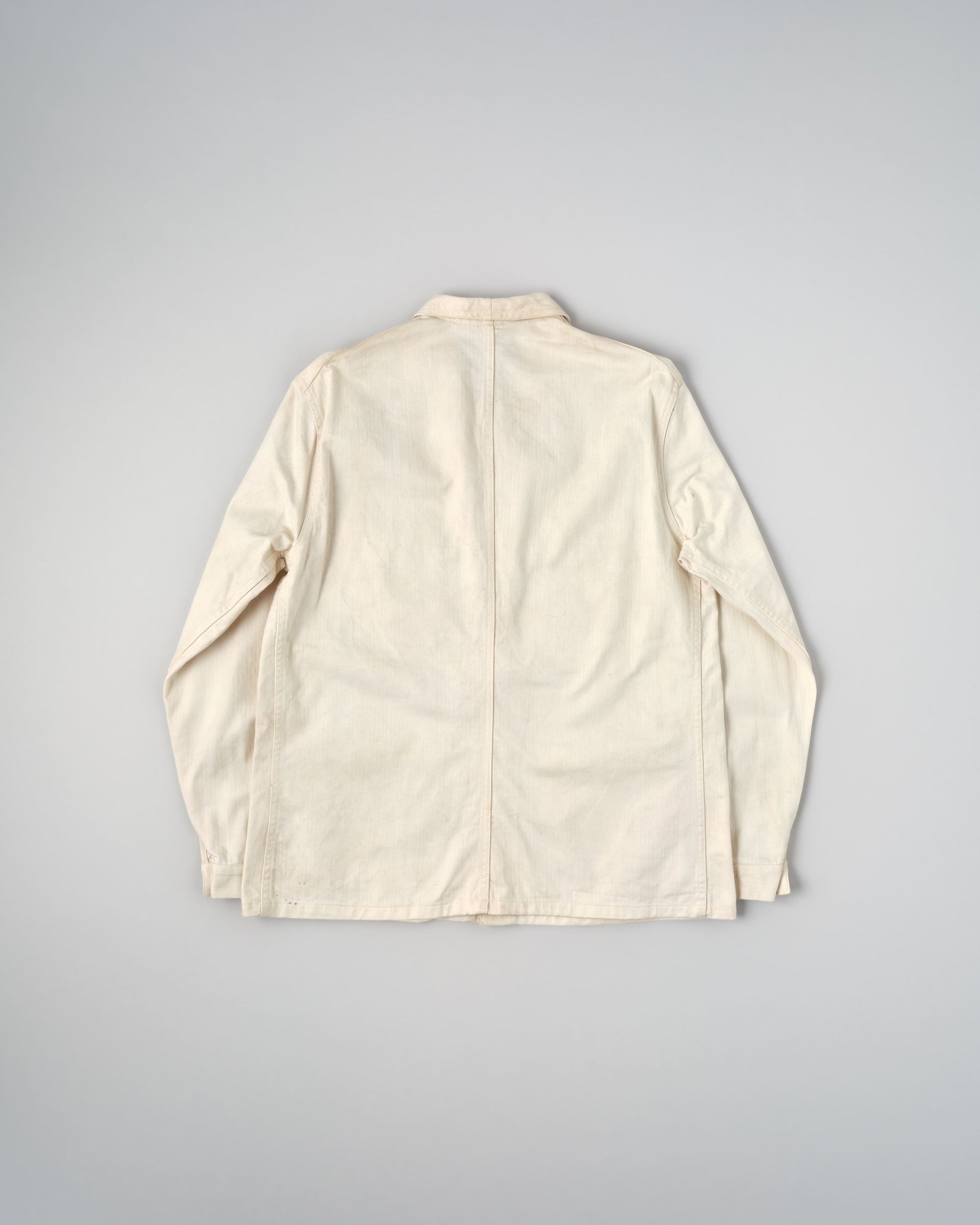 【~50's】French Vintage HBT Cotton Work Jacket "Vulcain"